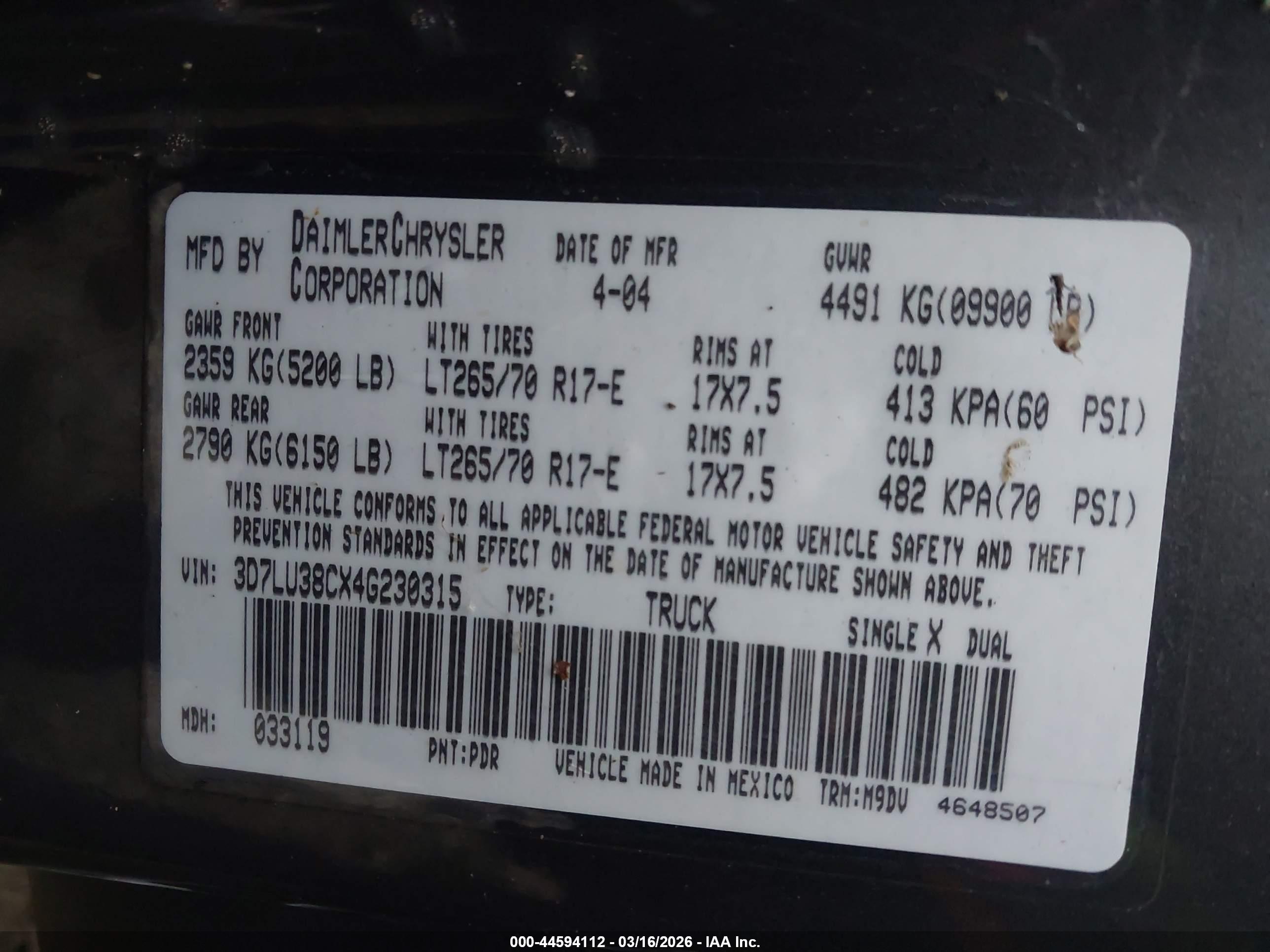 DODGE RAM image 9