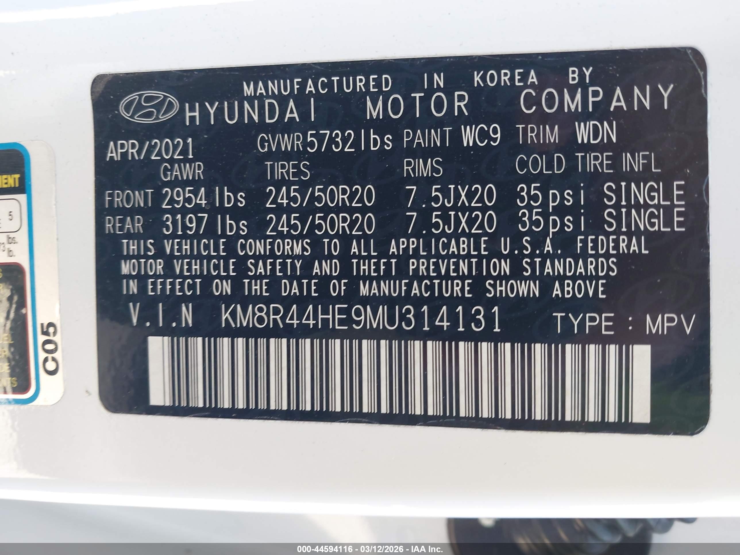 HYUNDAI PALISADE image 9