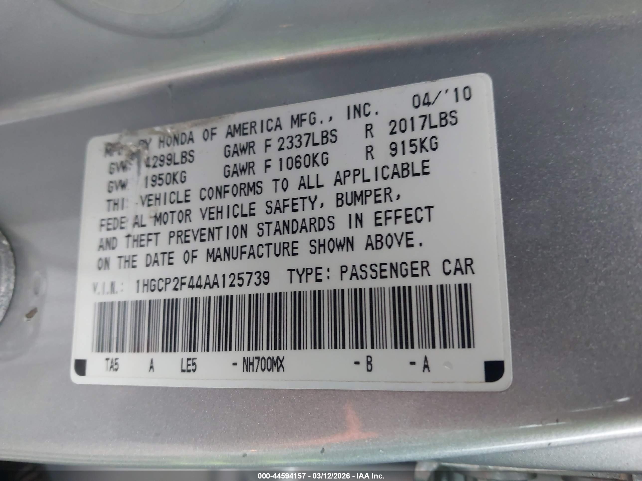 HONDA ACCORD image 9