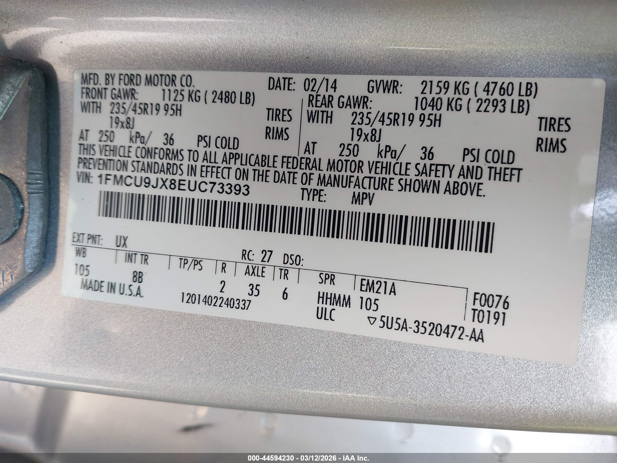 FORD ESCAPE image 9