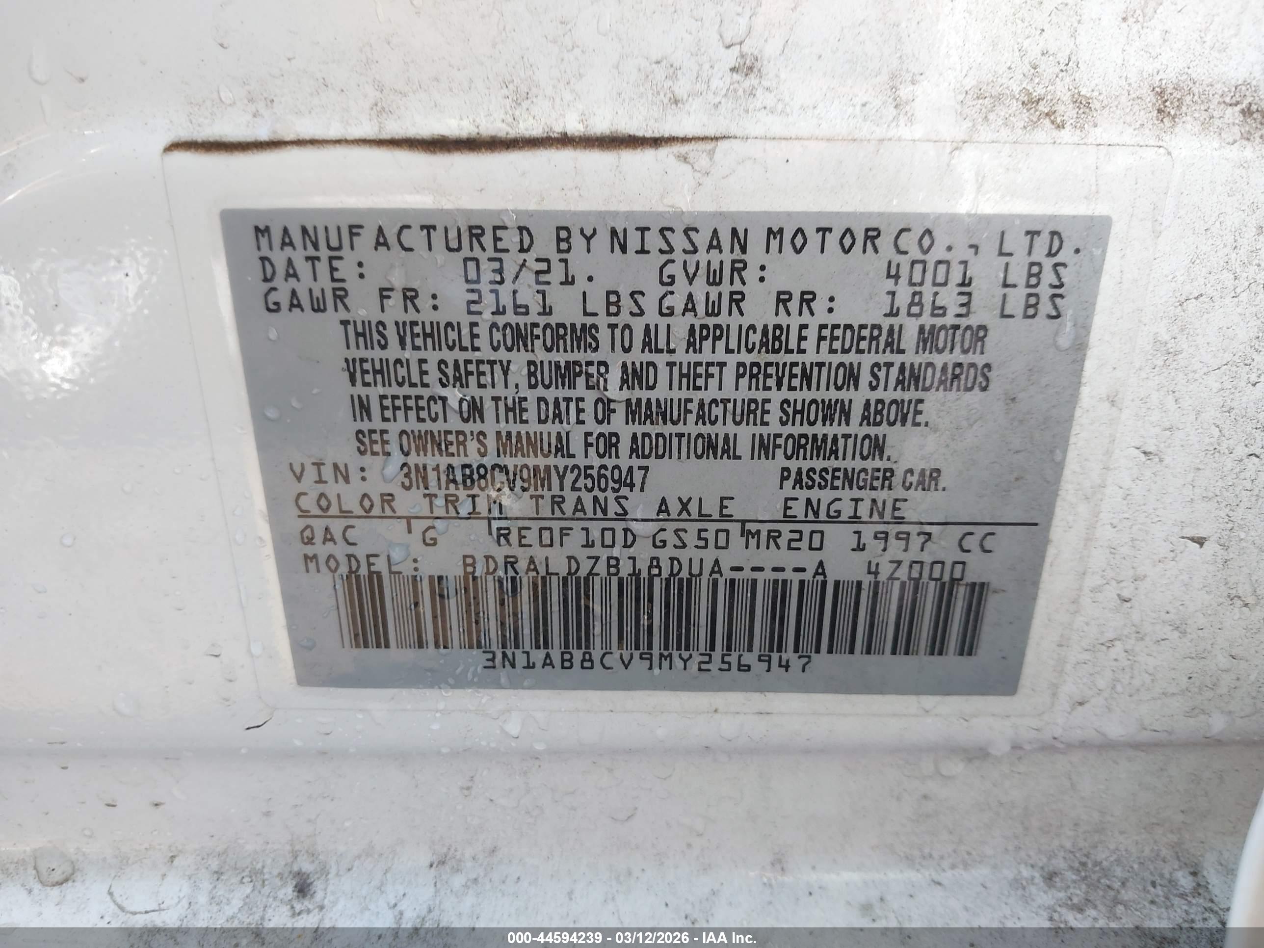 NISSAN SENTRA image 9