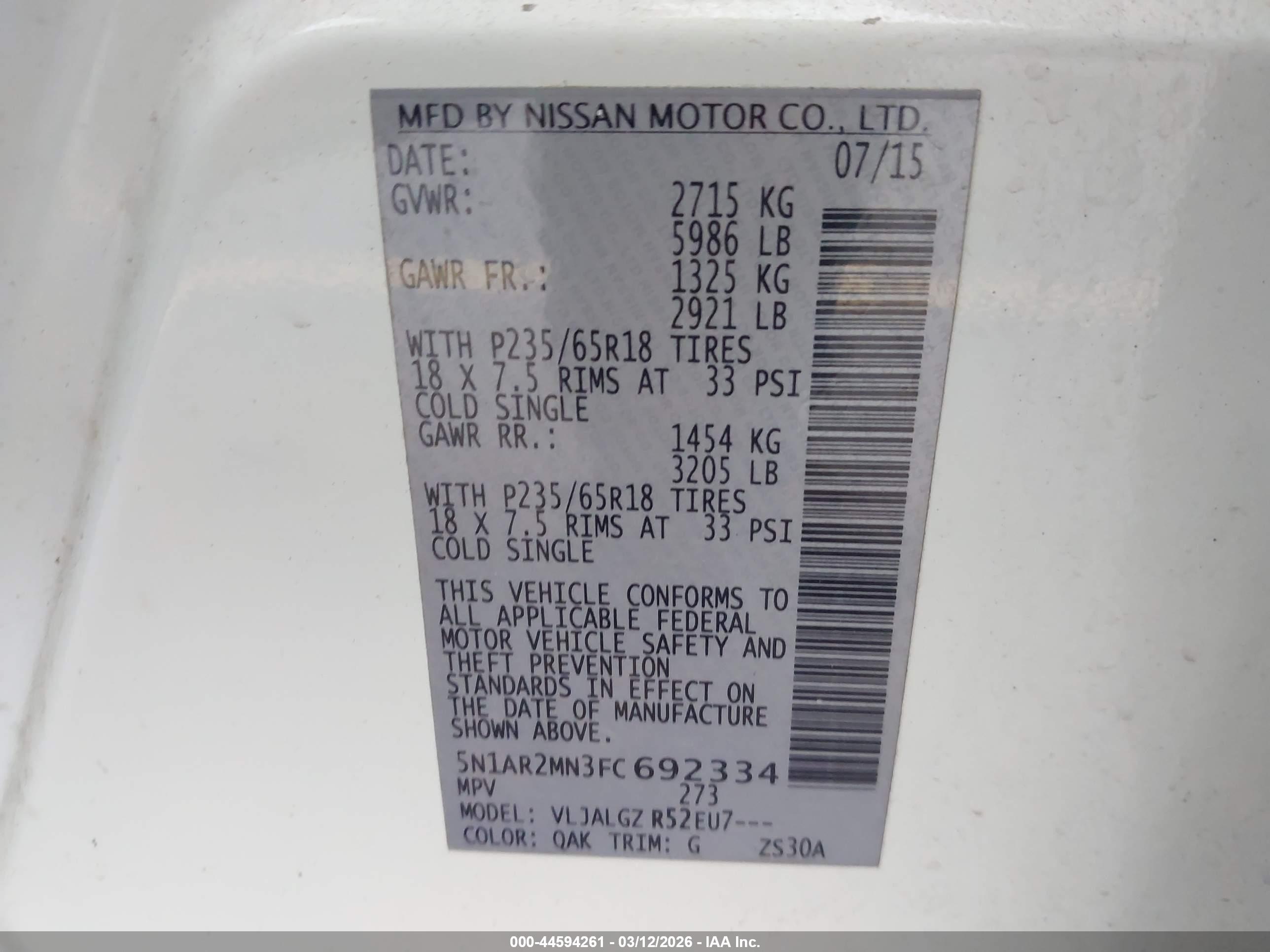 NISSAN PATHFINDER image 9