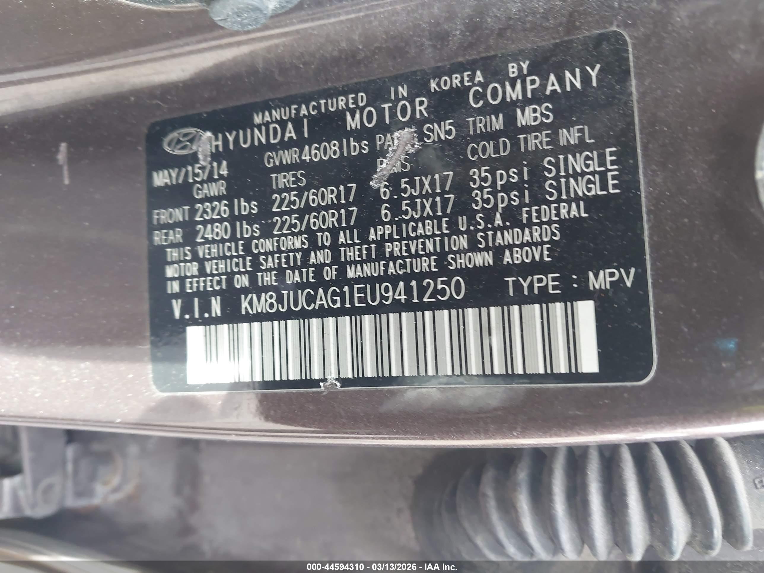 HYUNDAI TUCSON image 9