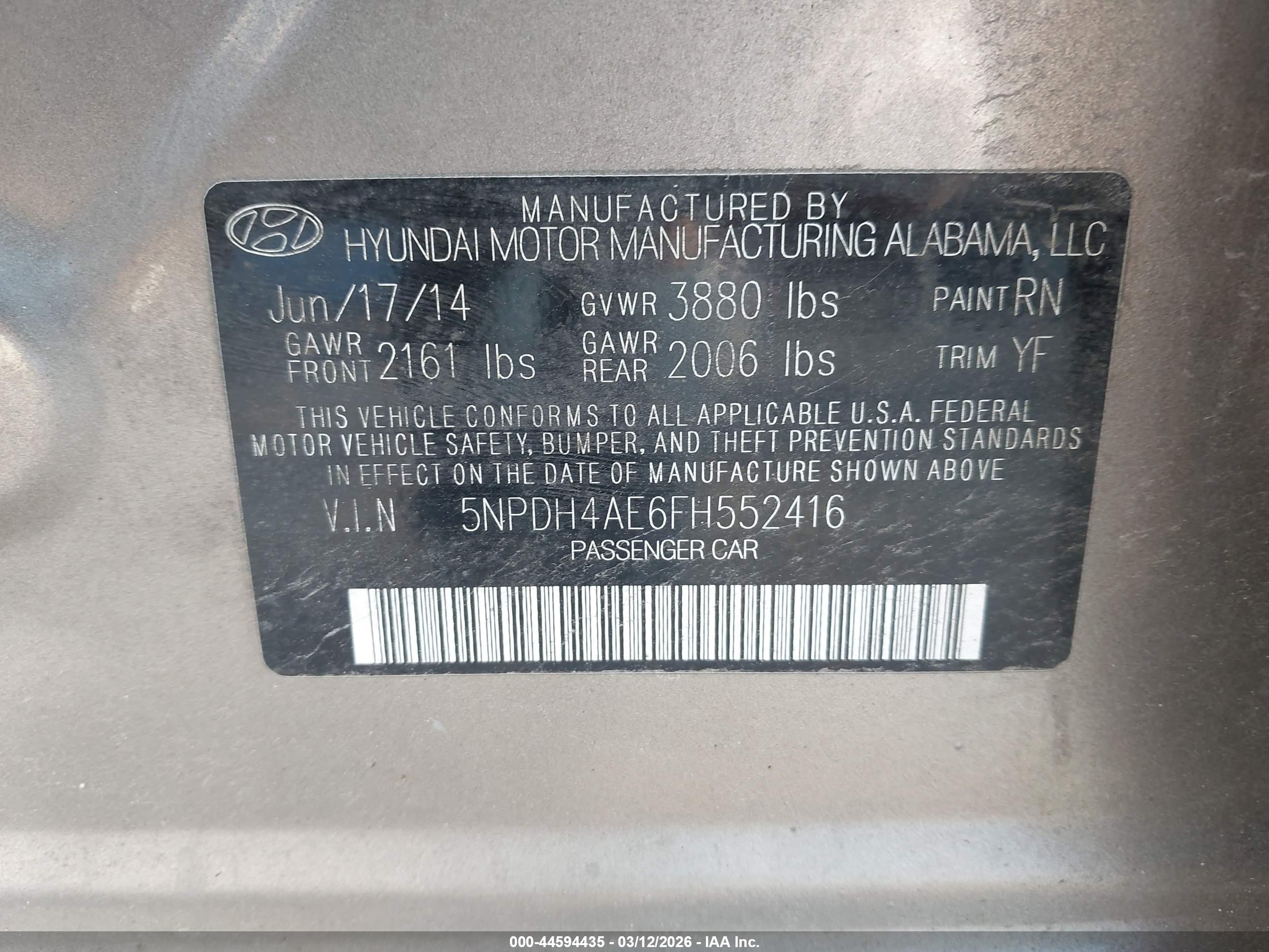 HYUNDAI ELANTRA image 9