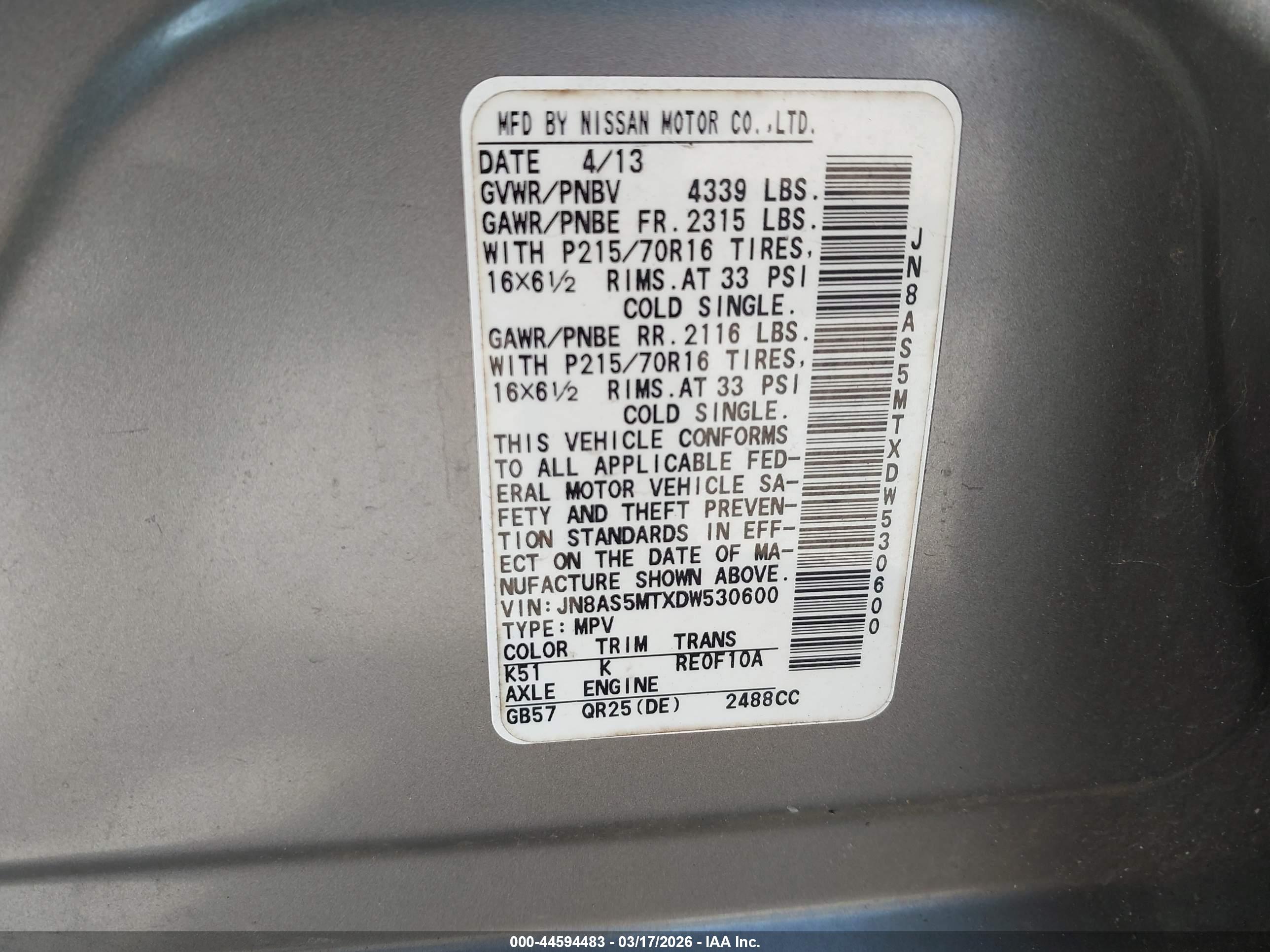 NISSAN ROGUE image 9