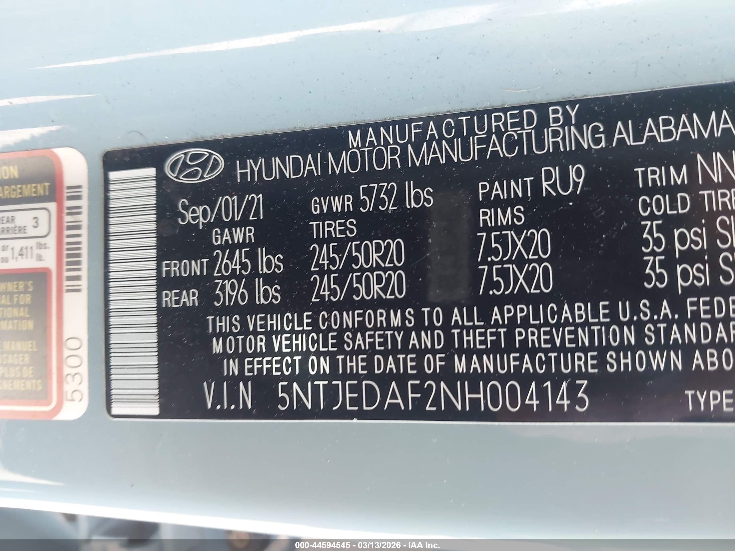 HYUNDAI SANTA image 9