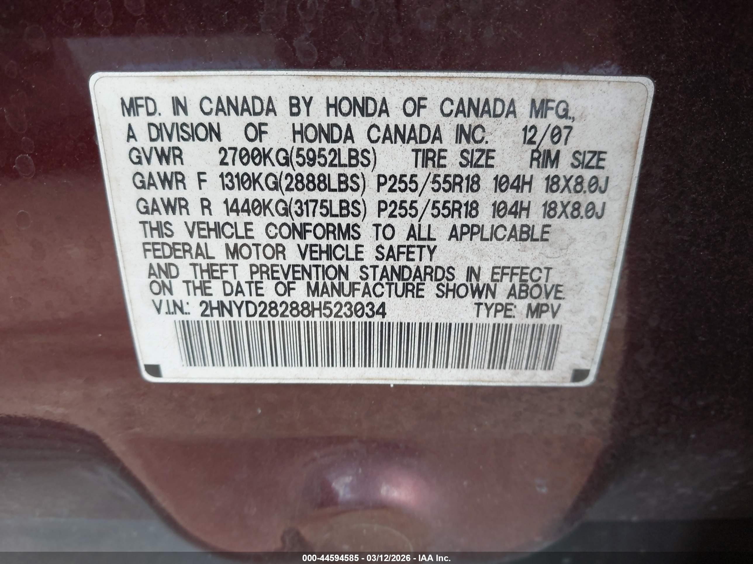 ACURA MDX image 9