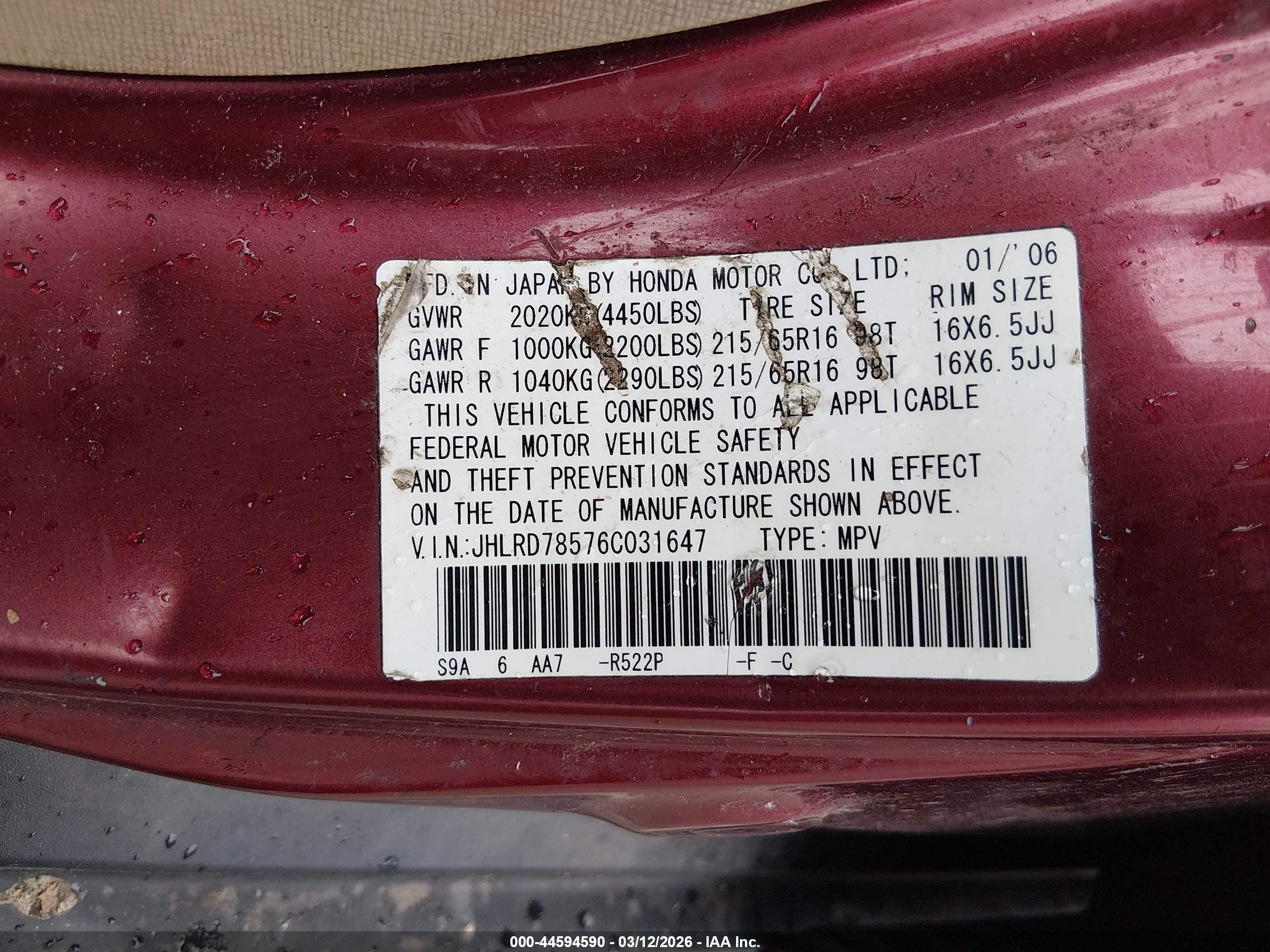 HONDA CR-V image 9
