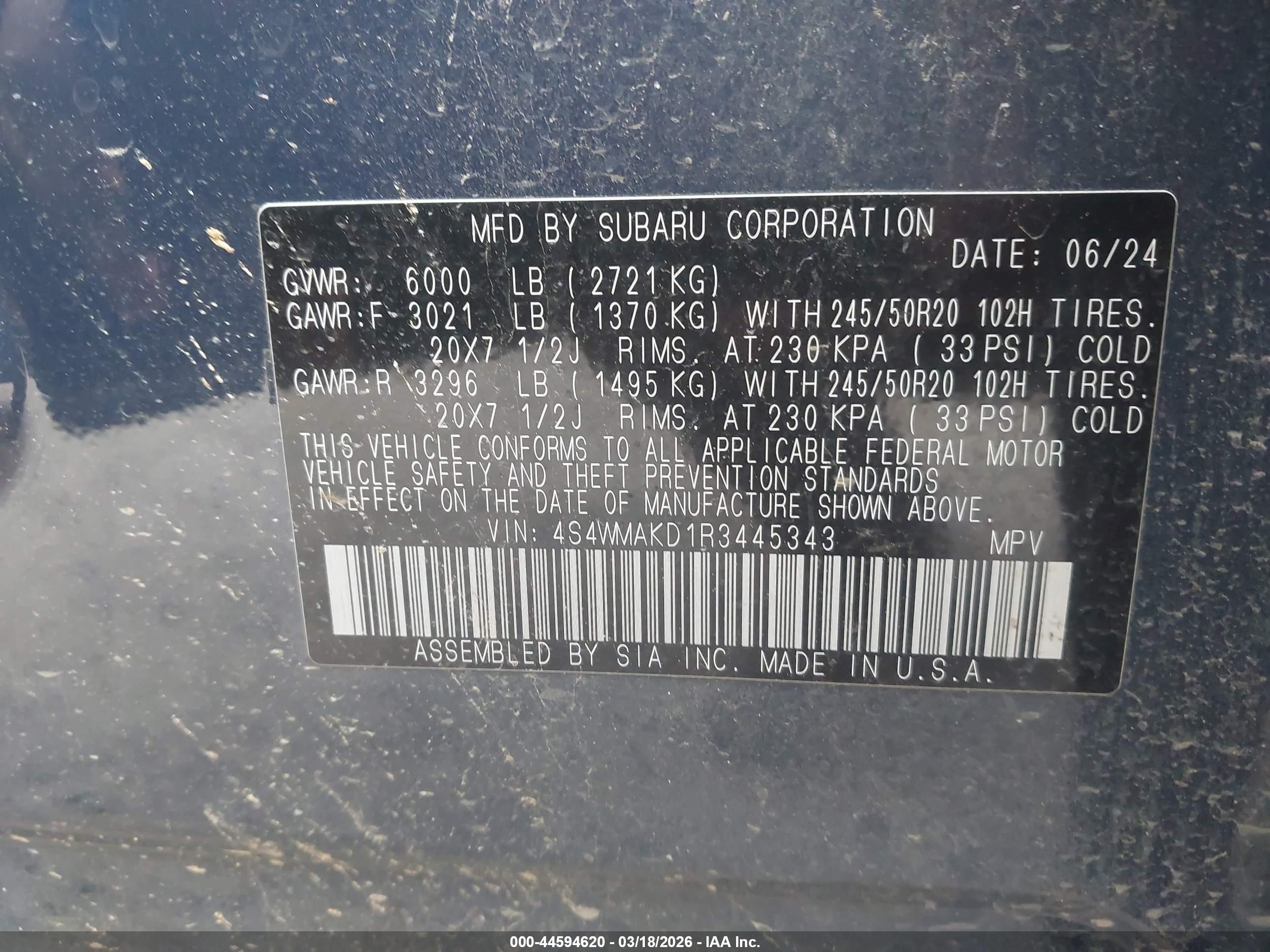 SUBARU ASCENT image 9
