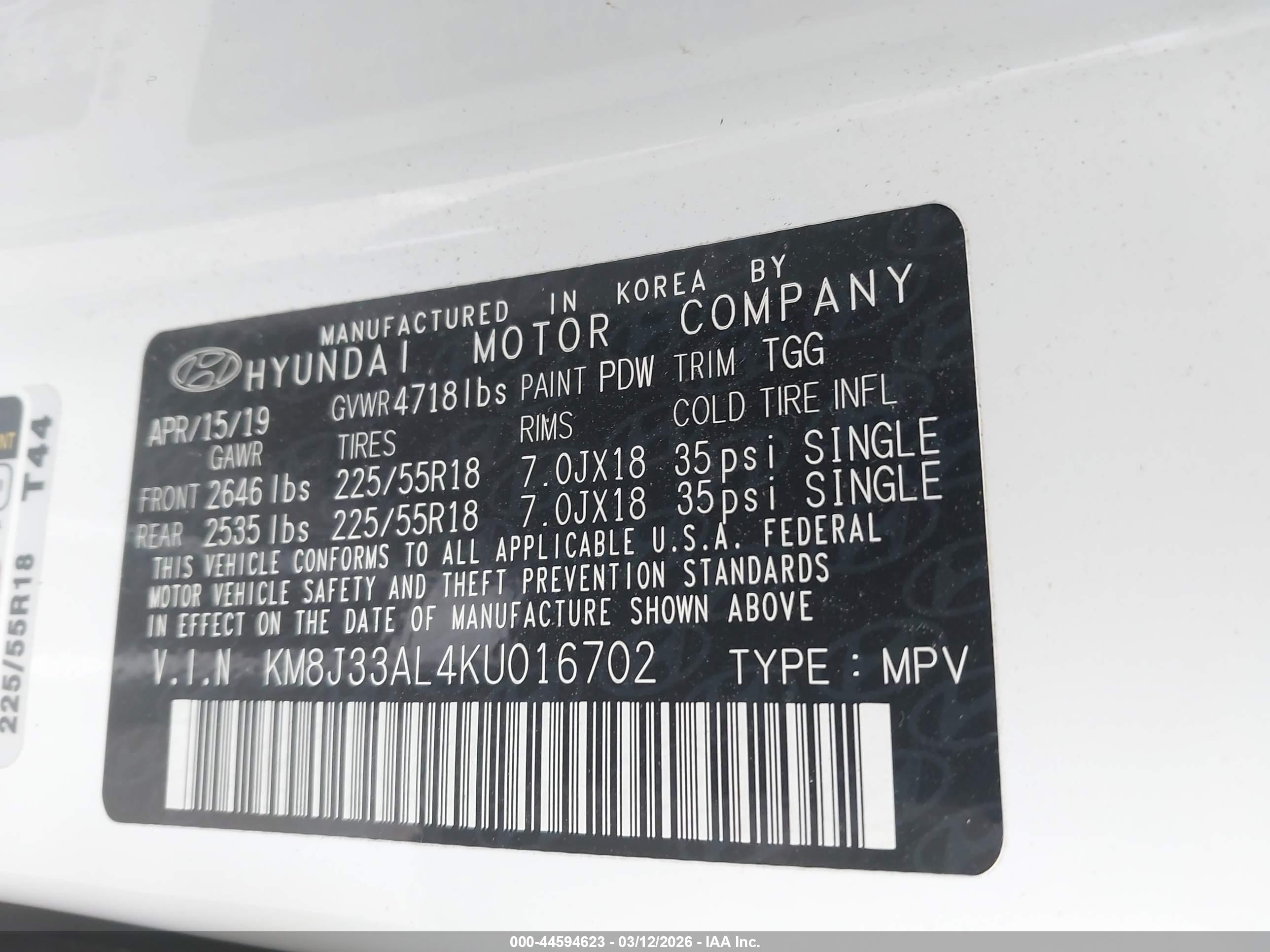 HYUNDAI TUCSON image 9