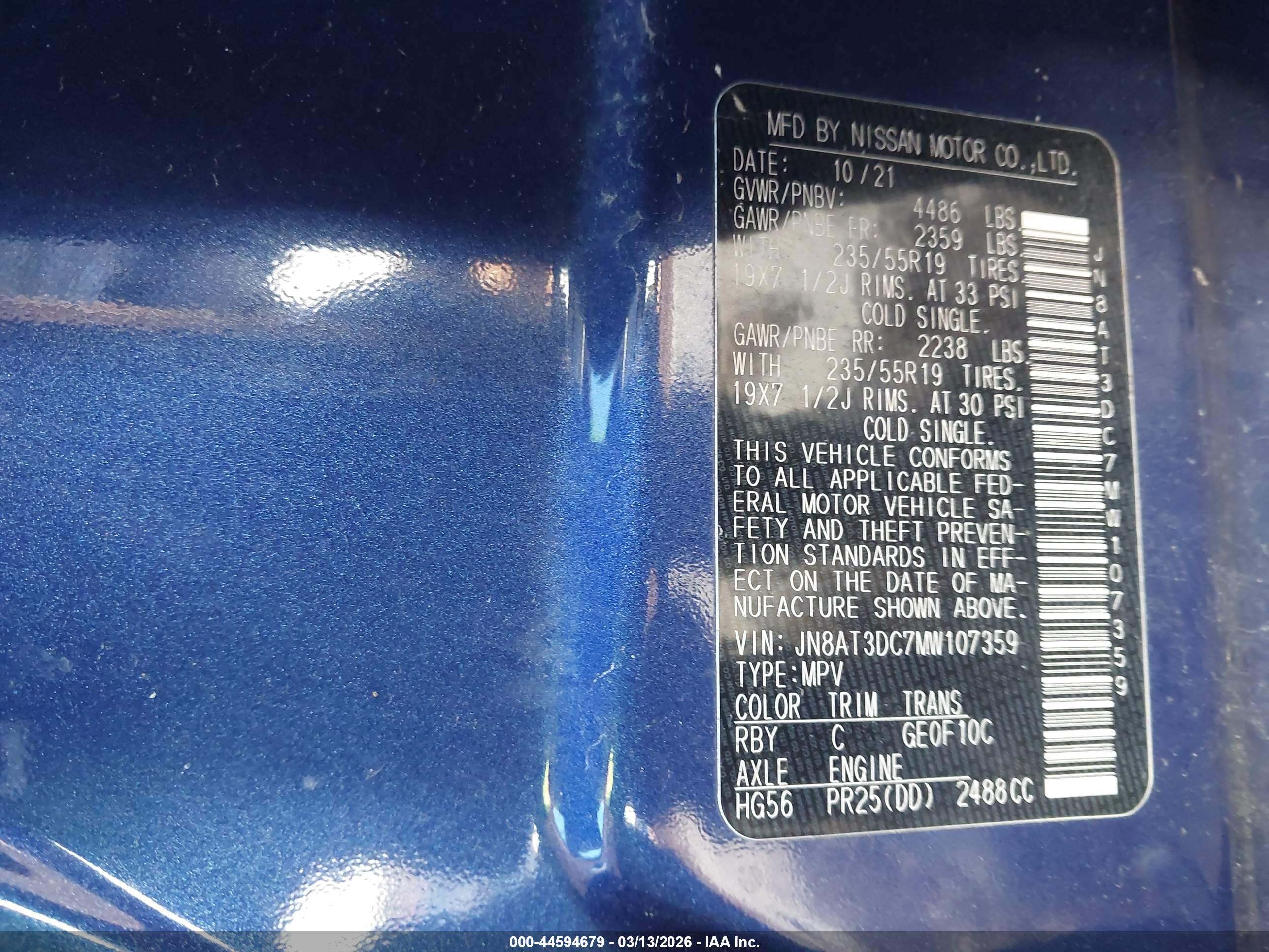 NISSAN ROGUE image 9