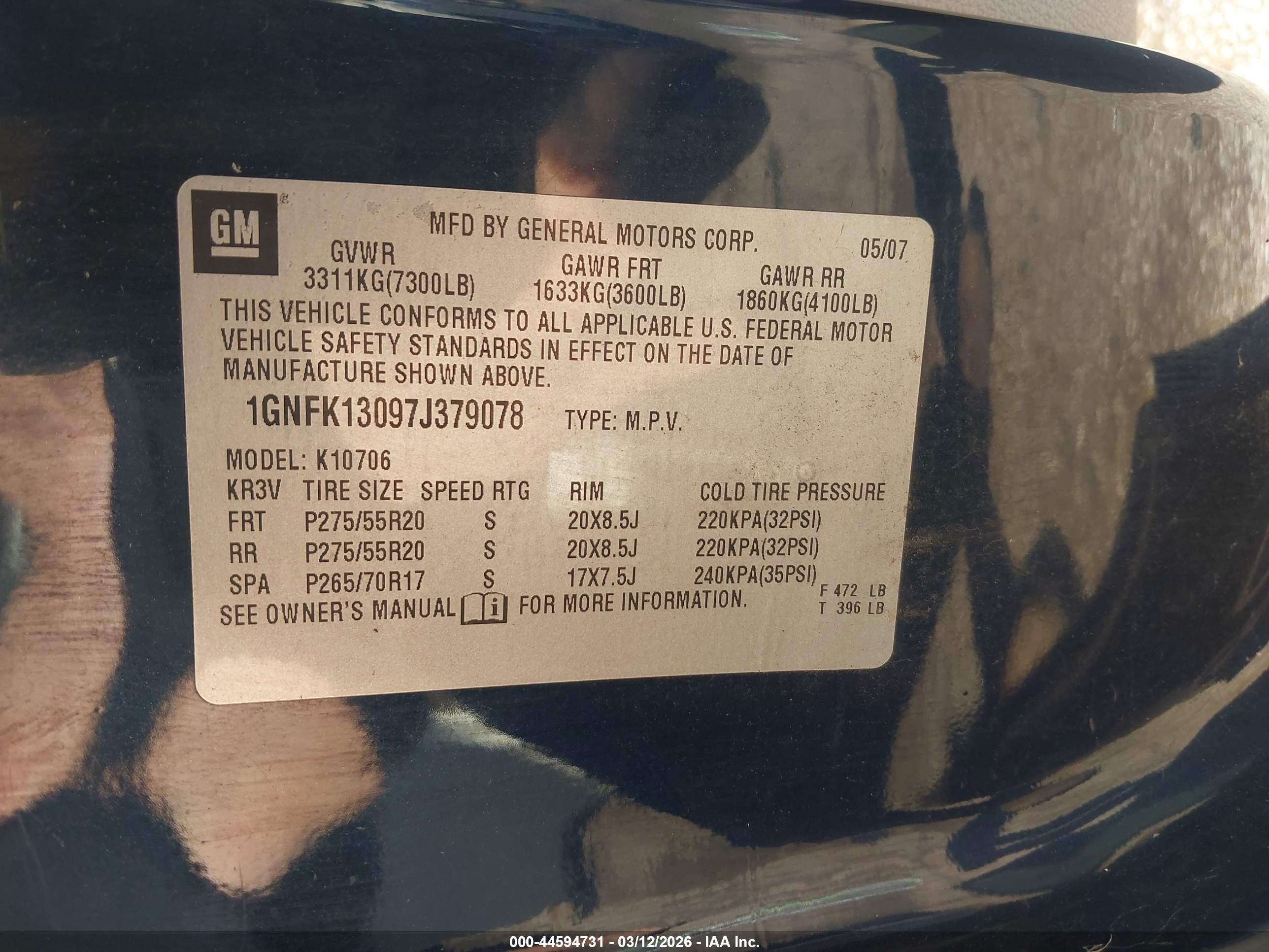 CHEVROLET TAHOE image 9