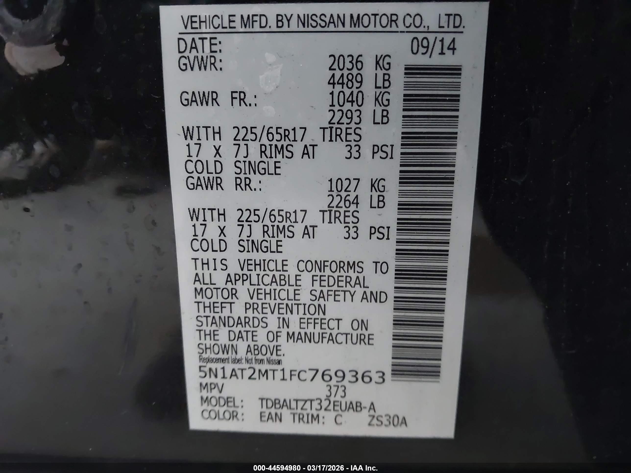 NISSAN ROGUE image 9