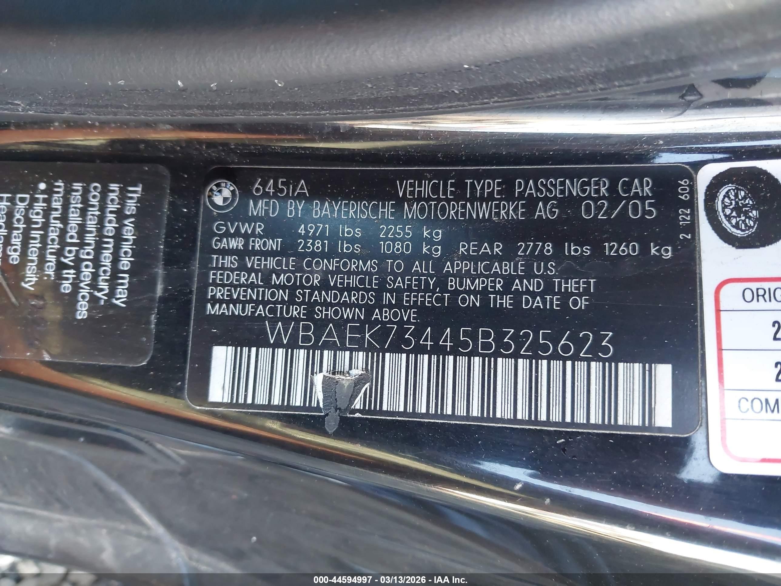 BMW 645CI image 9
