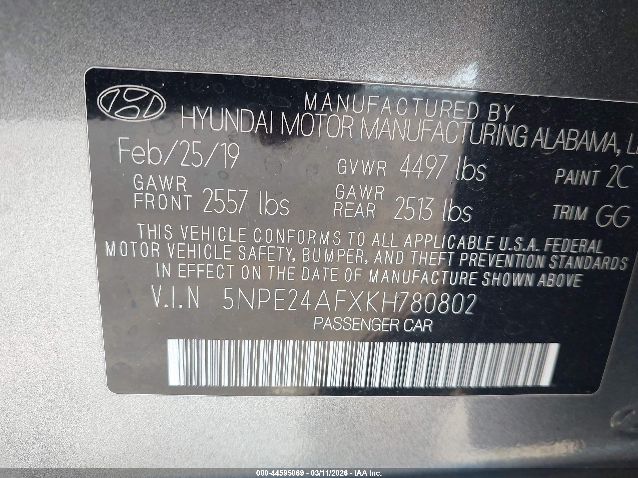 HYUNDAI SONATA image 9