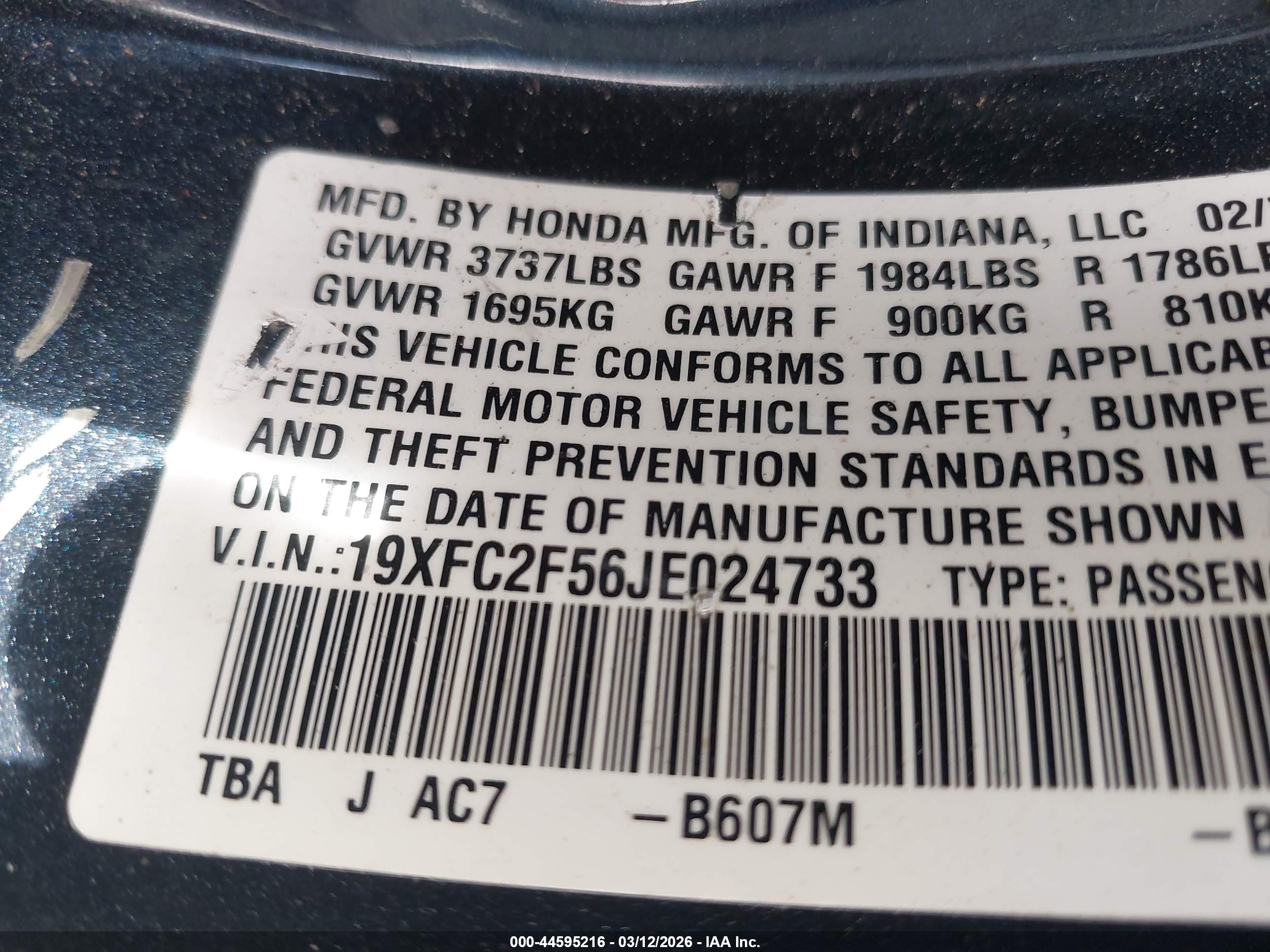 HONDA CIVIC image 9