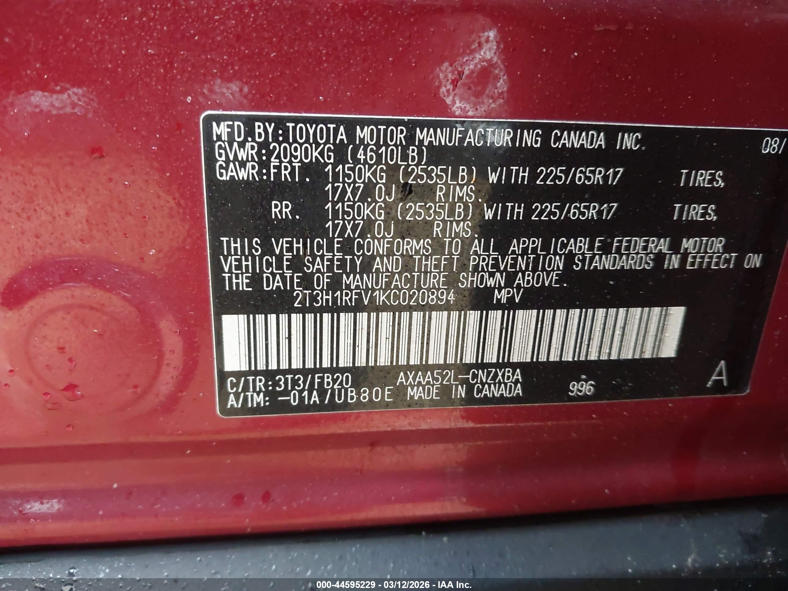 TOYOTA RAV4 image 9