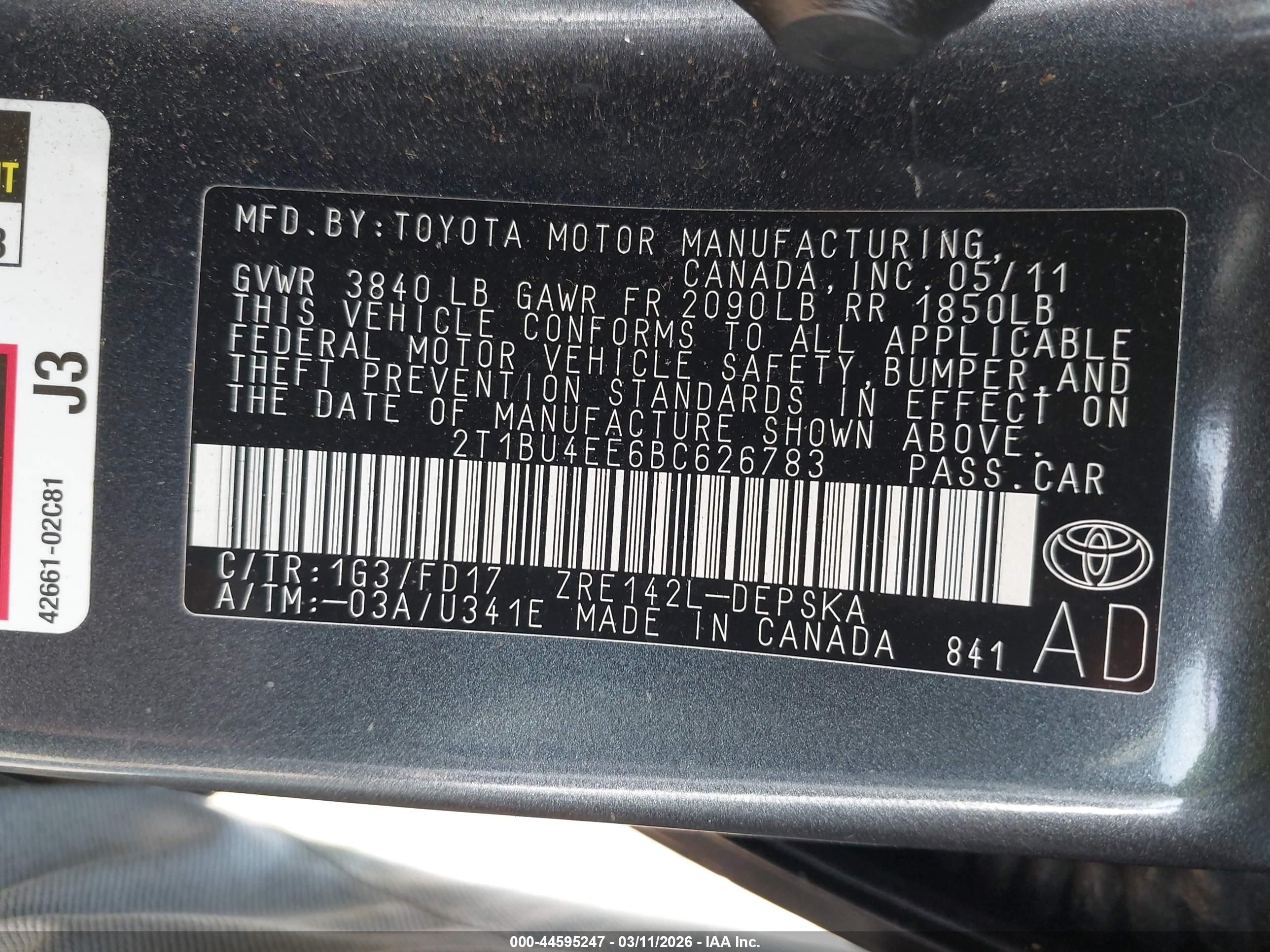 TOYOTA COROLLA image 9
