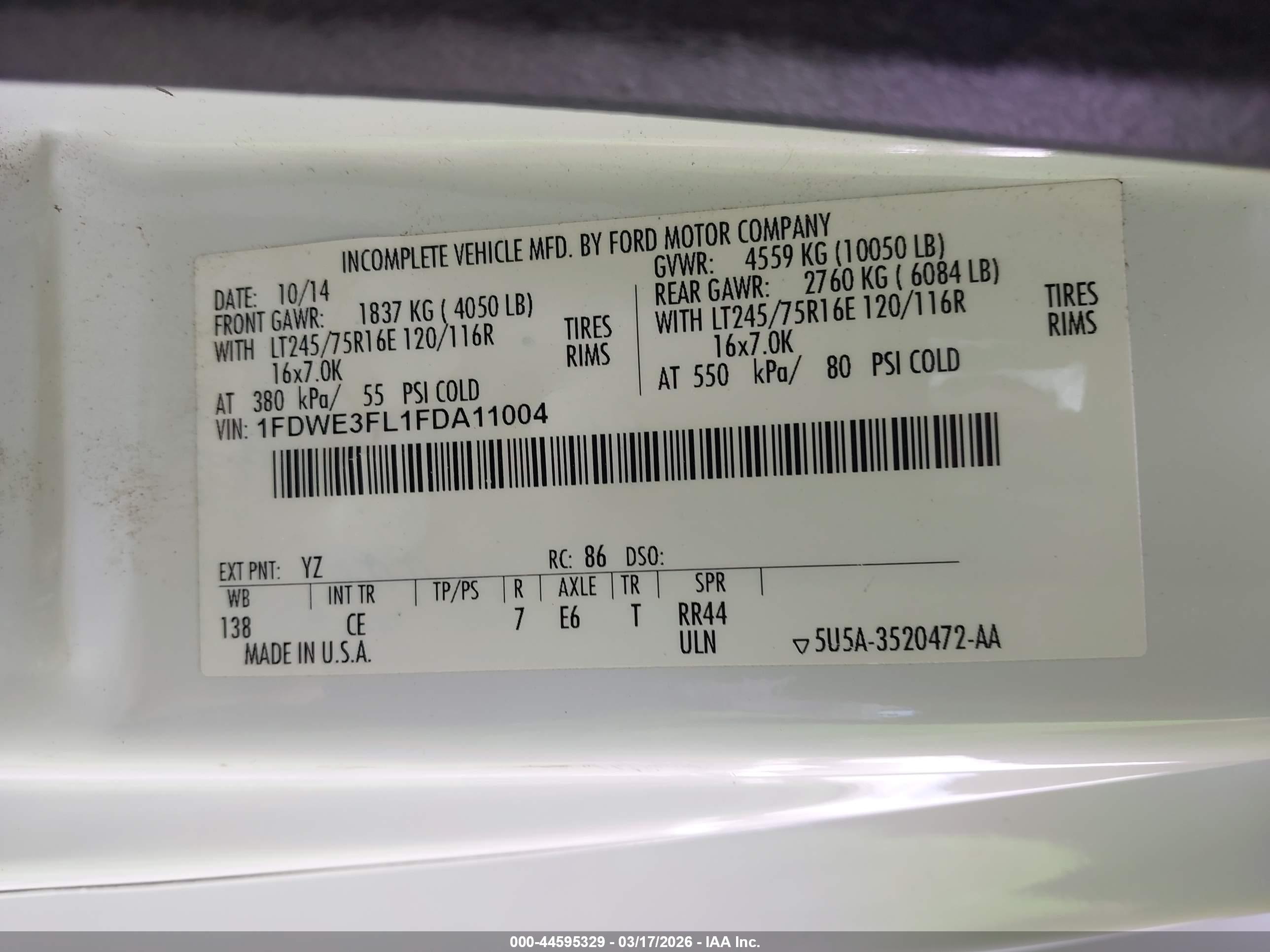 FORD E-350 image 9
