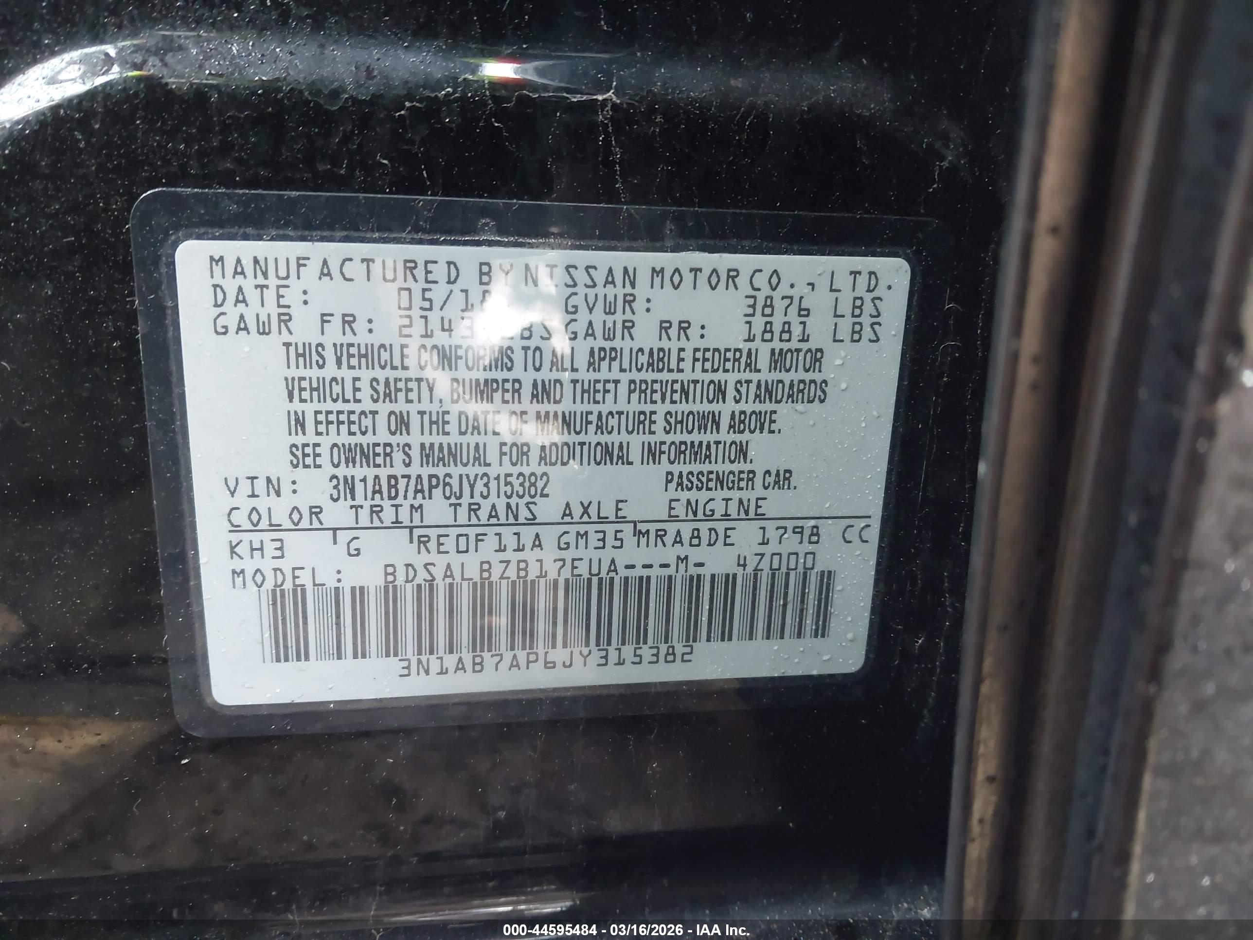 NISSAN SENTRA image 9