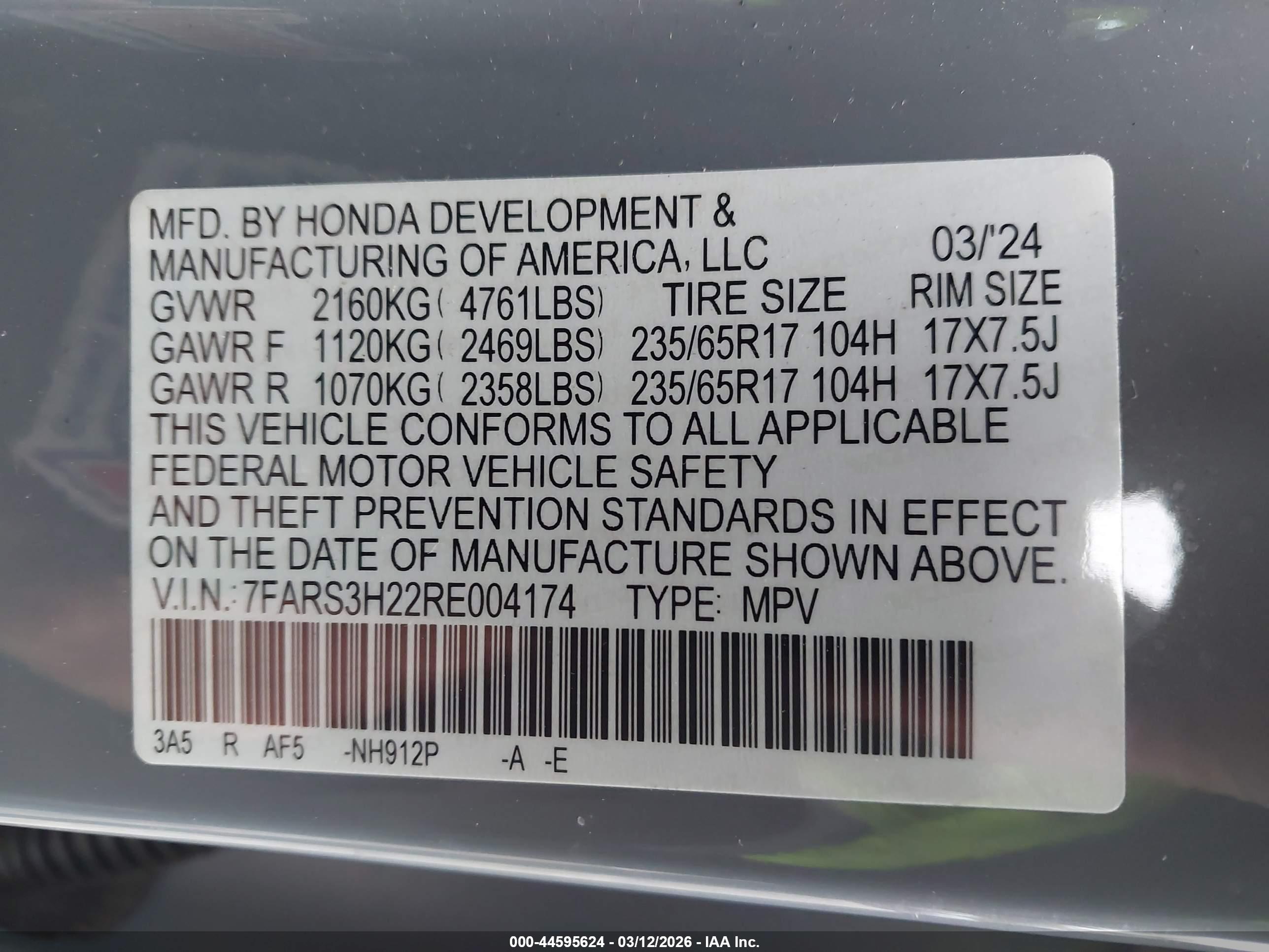 HONDA CR-V image 9