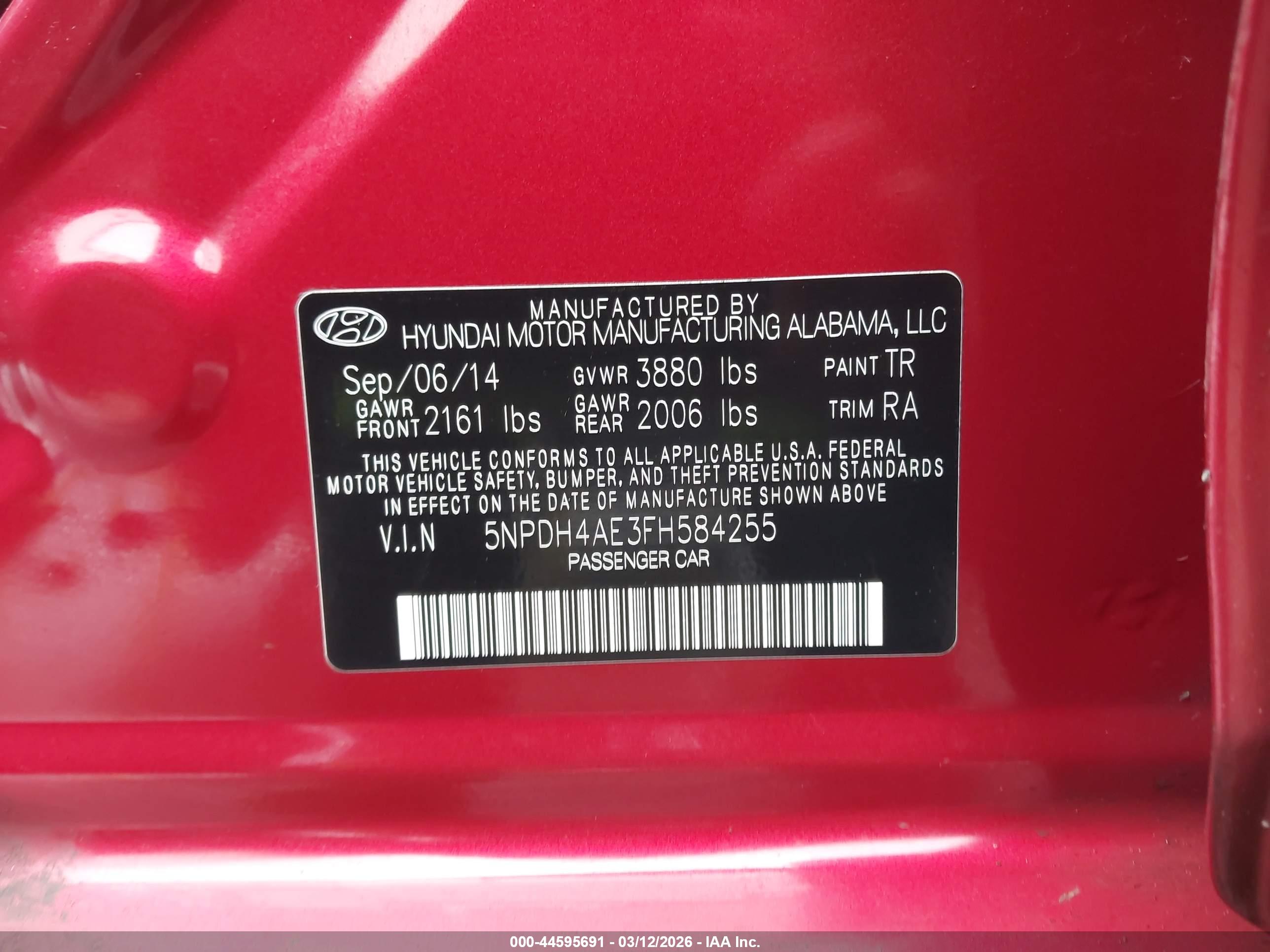 HYUNDAI ELANTRA image 9