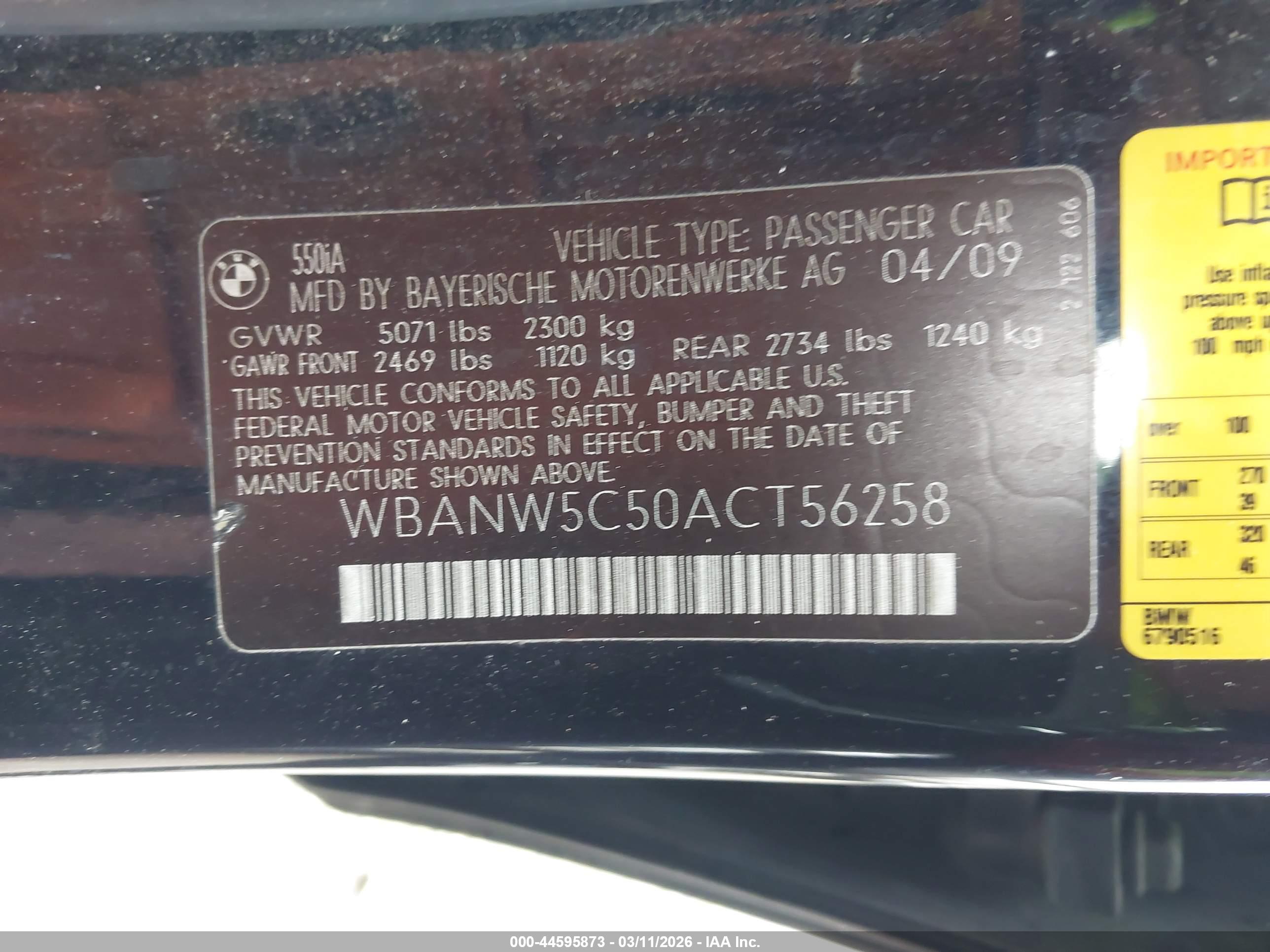 BMW 550I image 9