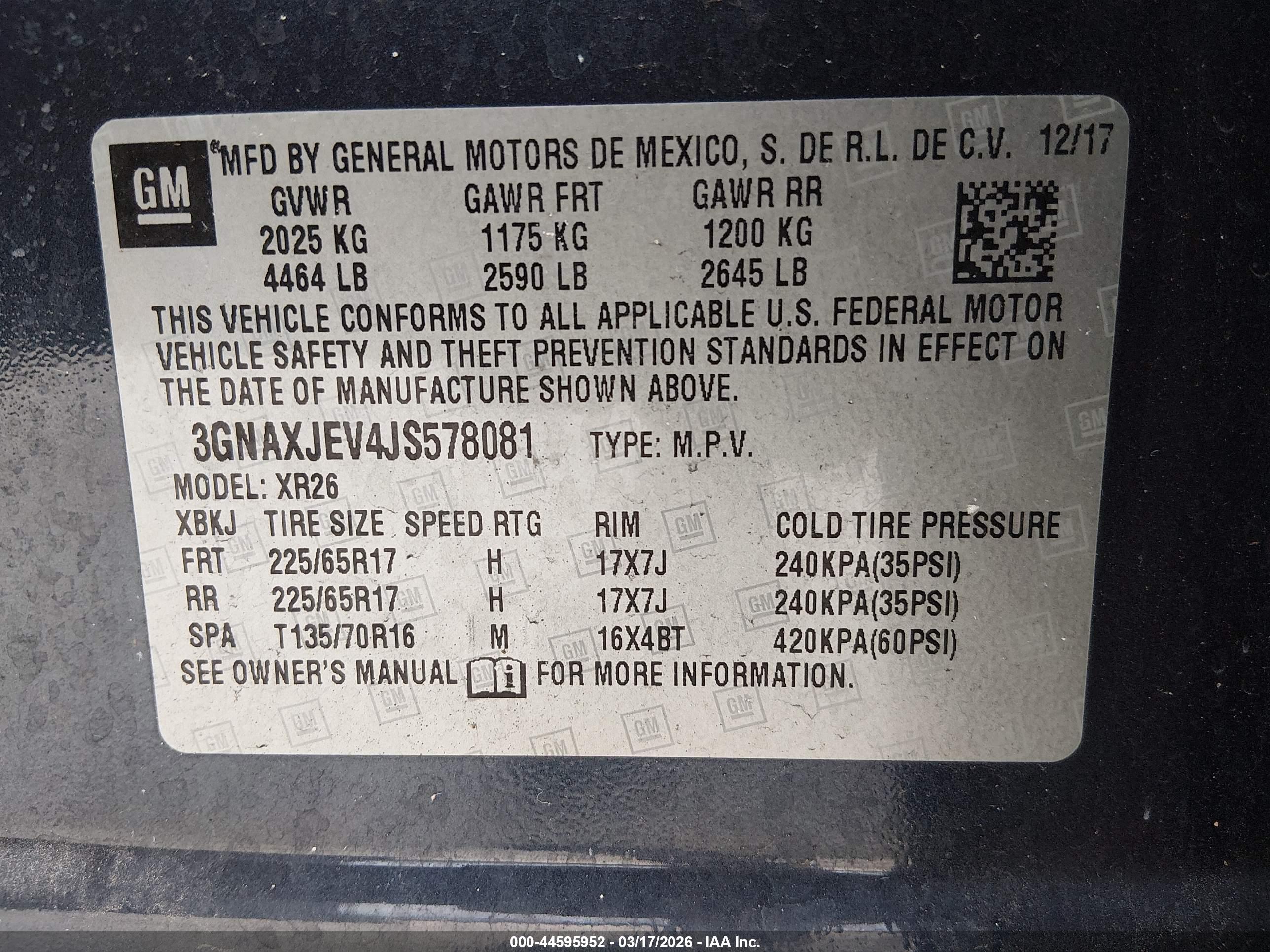 CHEVROLET EQUINOX image 9