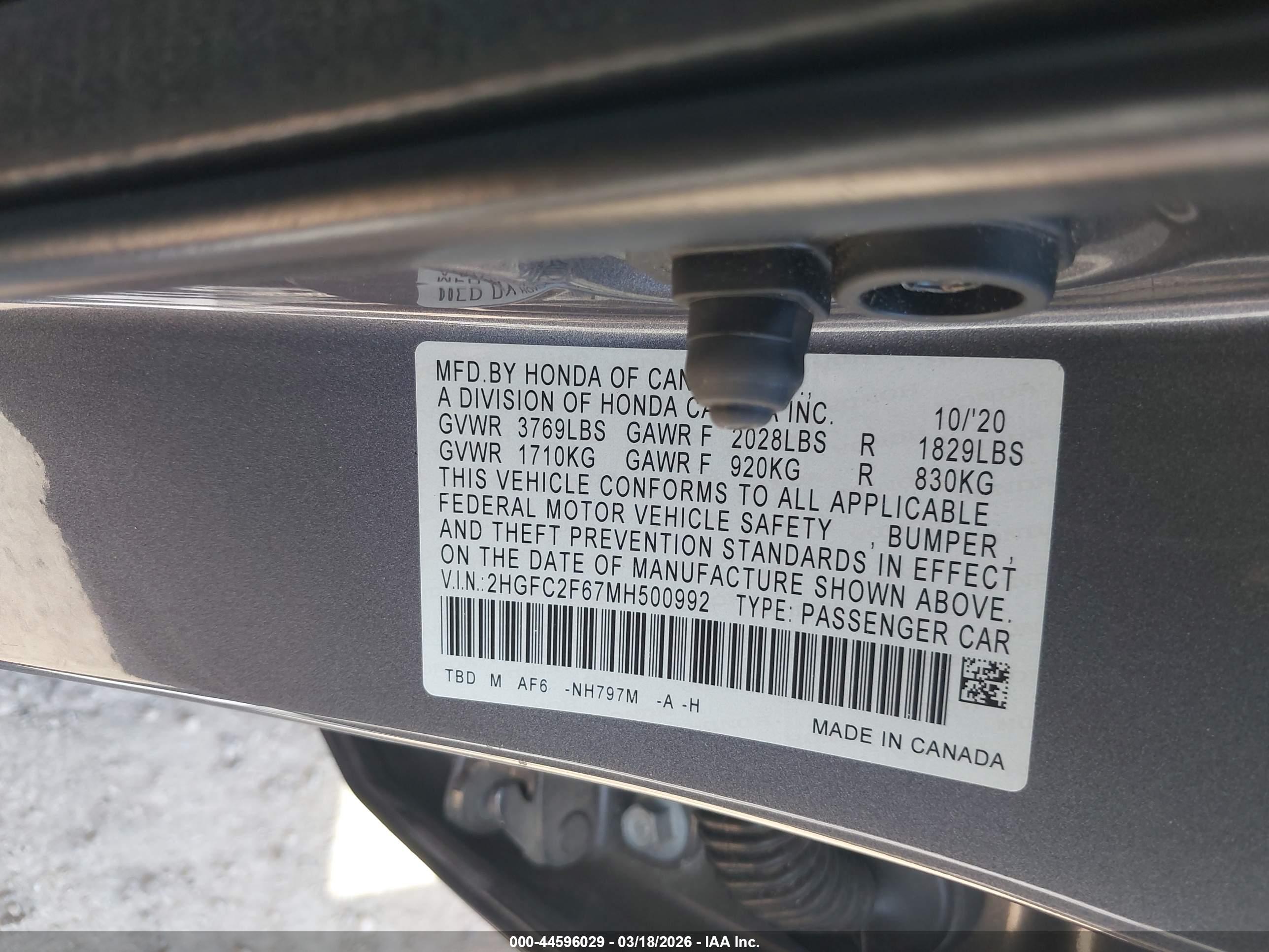 HONDA CIVIC image 9
