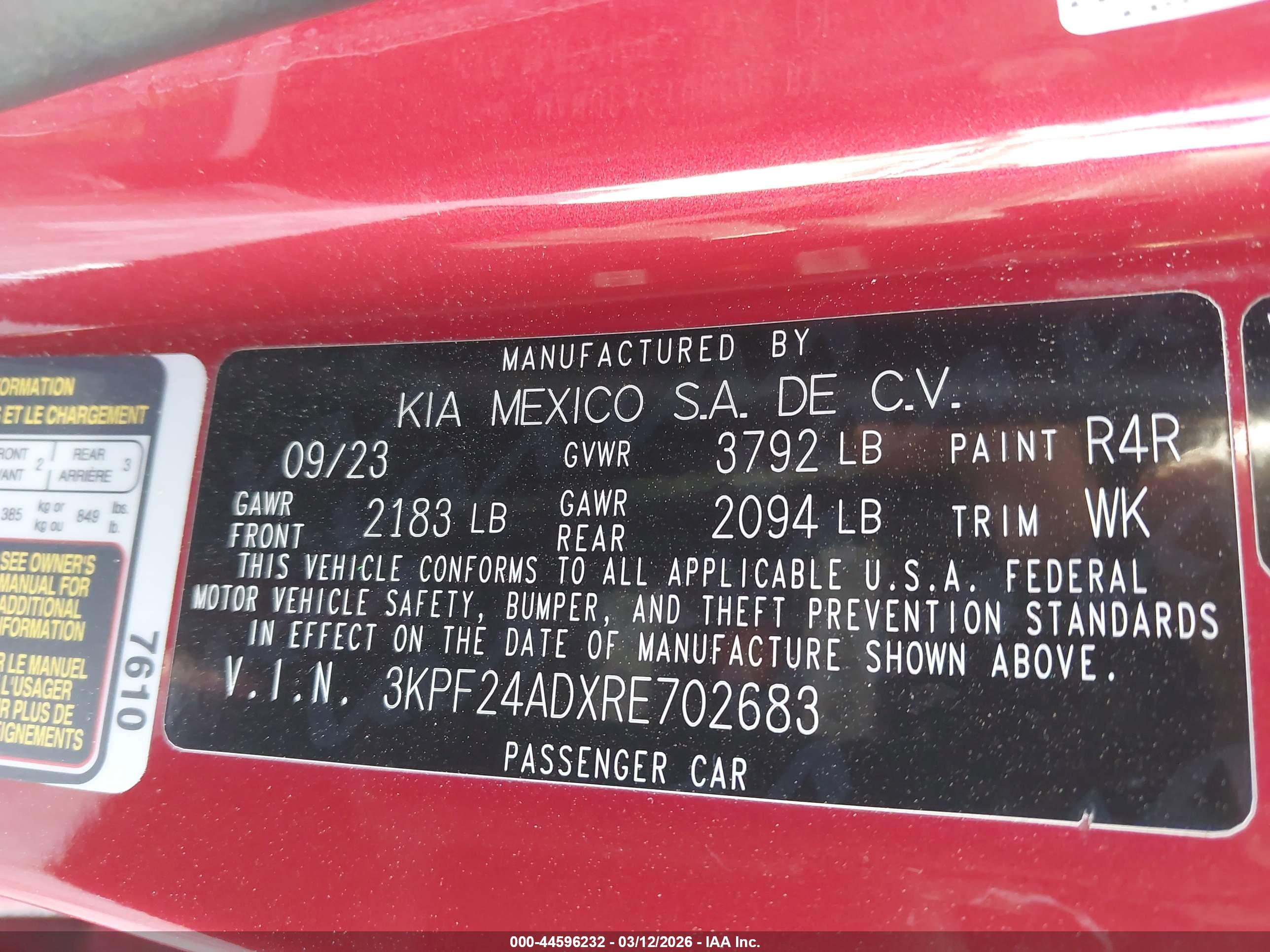 KIA FORTE image 9