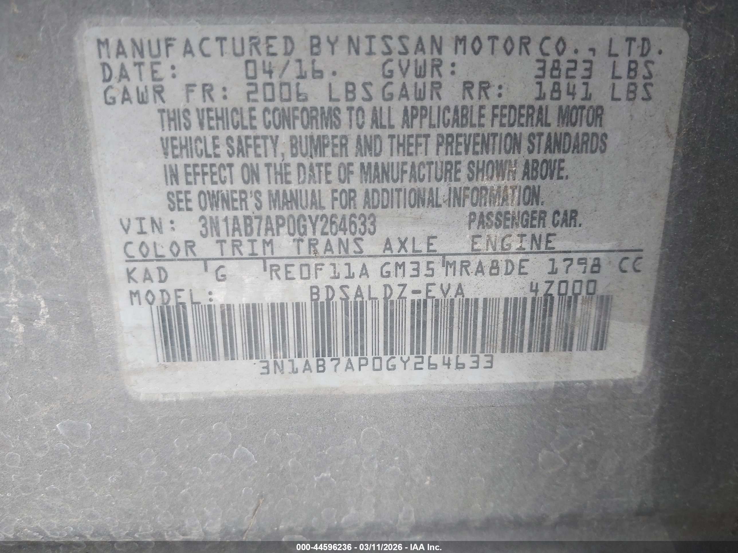 NISSAN SENTRA image 9
