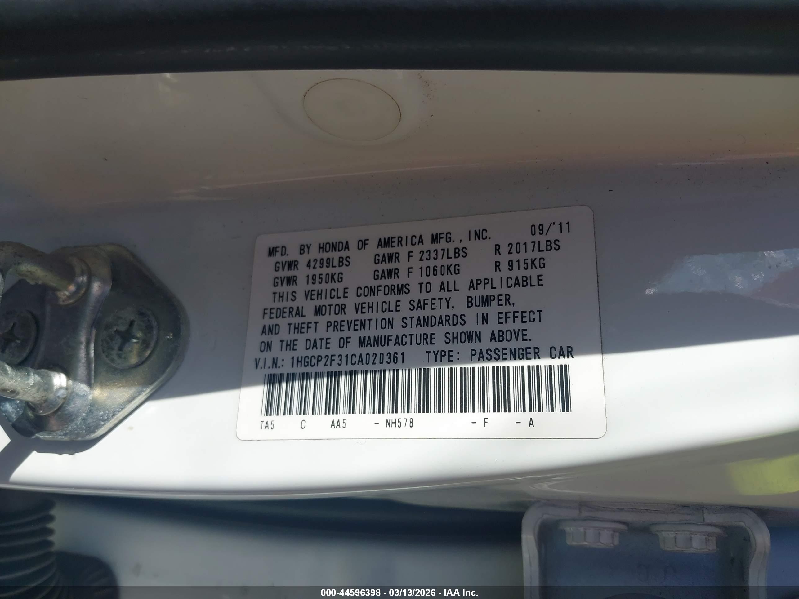 HONDA ACCORD image 9