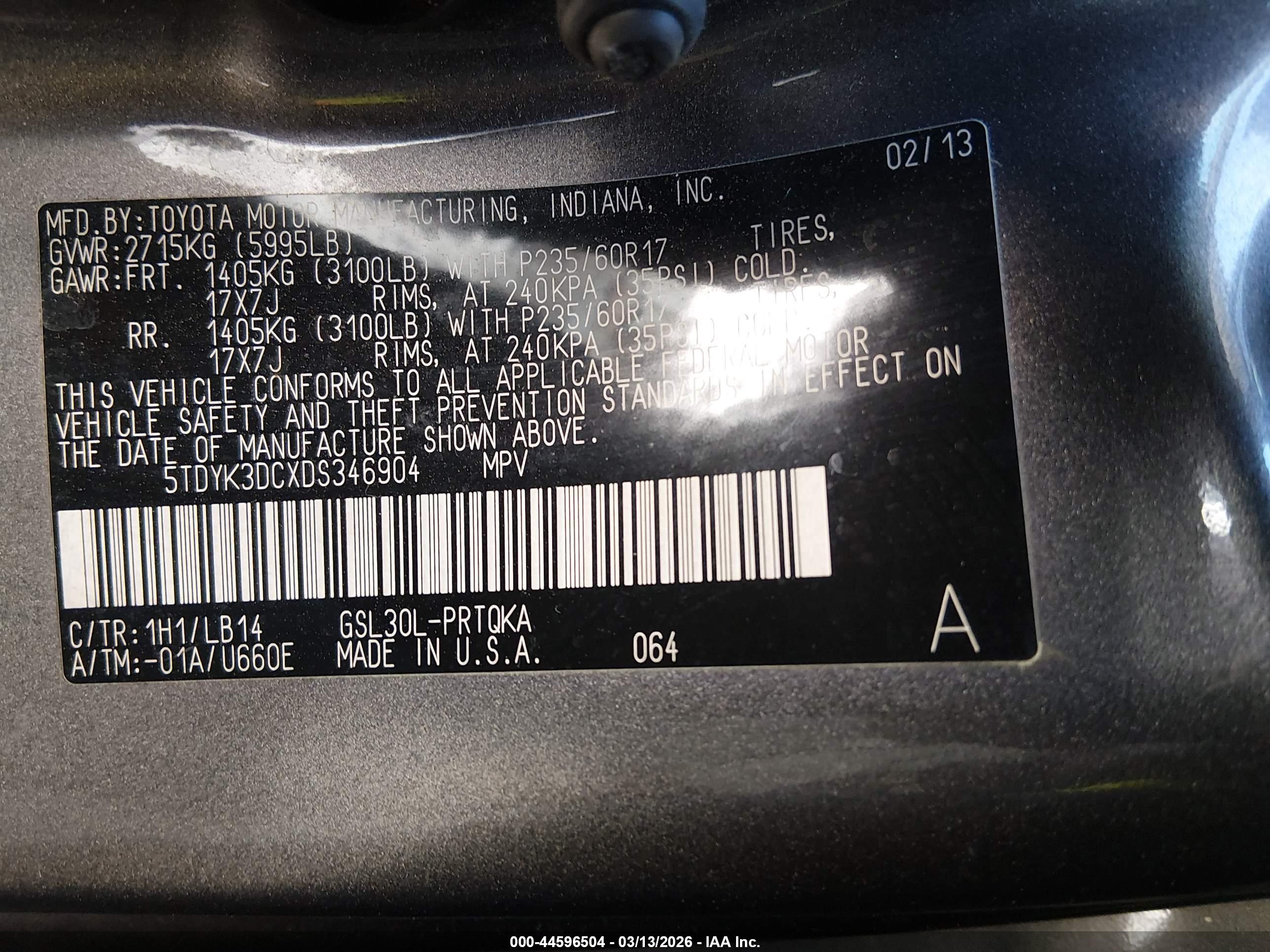 TOYOTA SIENNA image 9