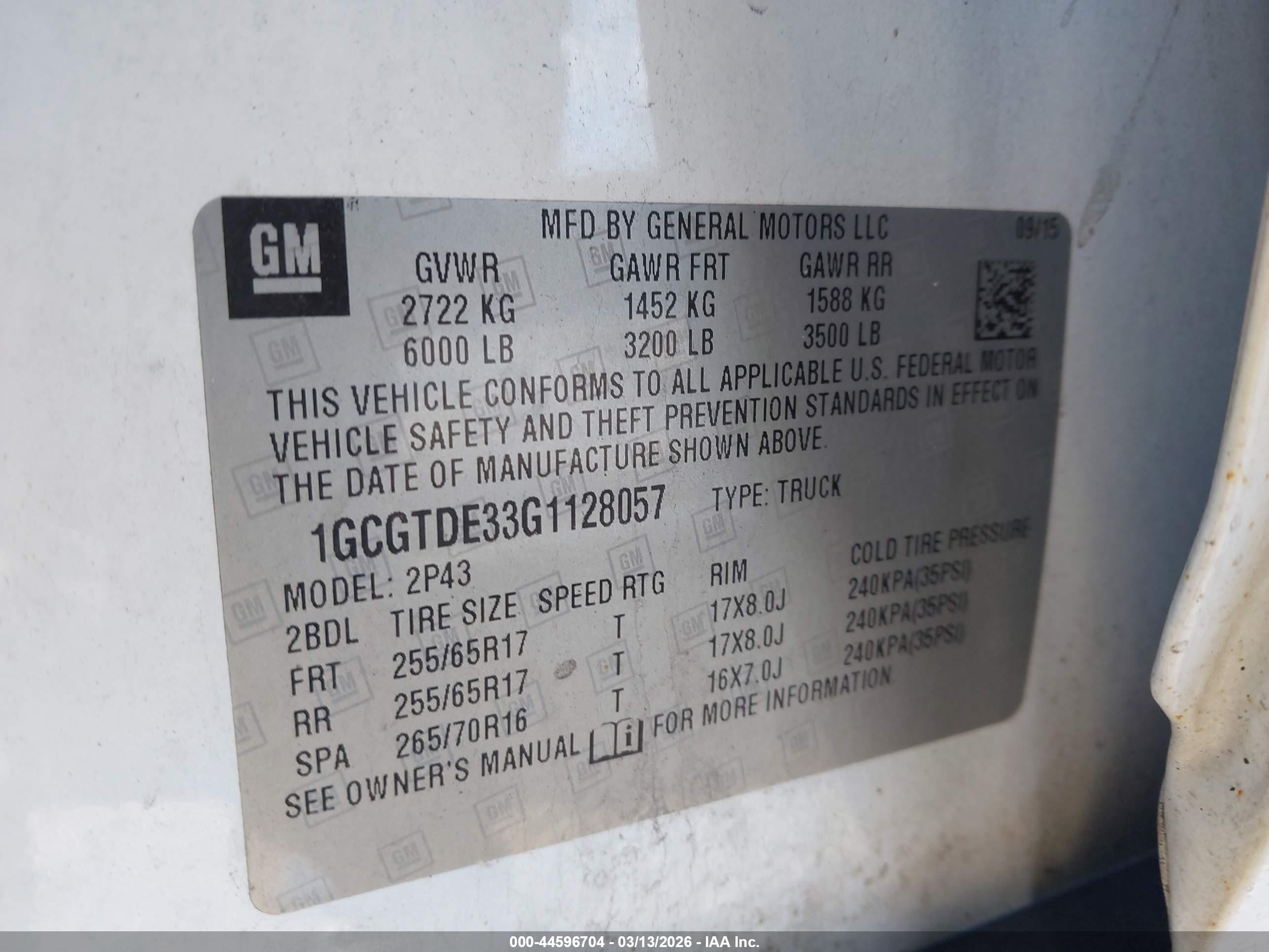 CHEVROLET COLORADO image 9
