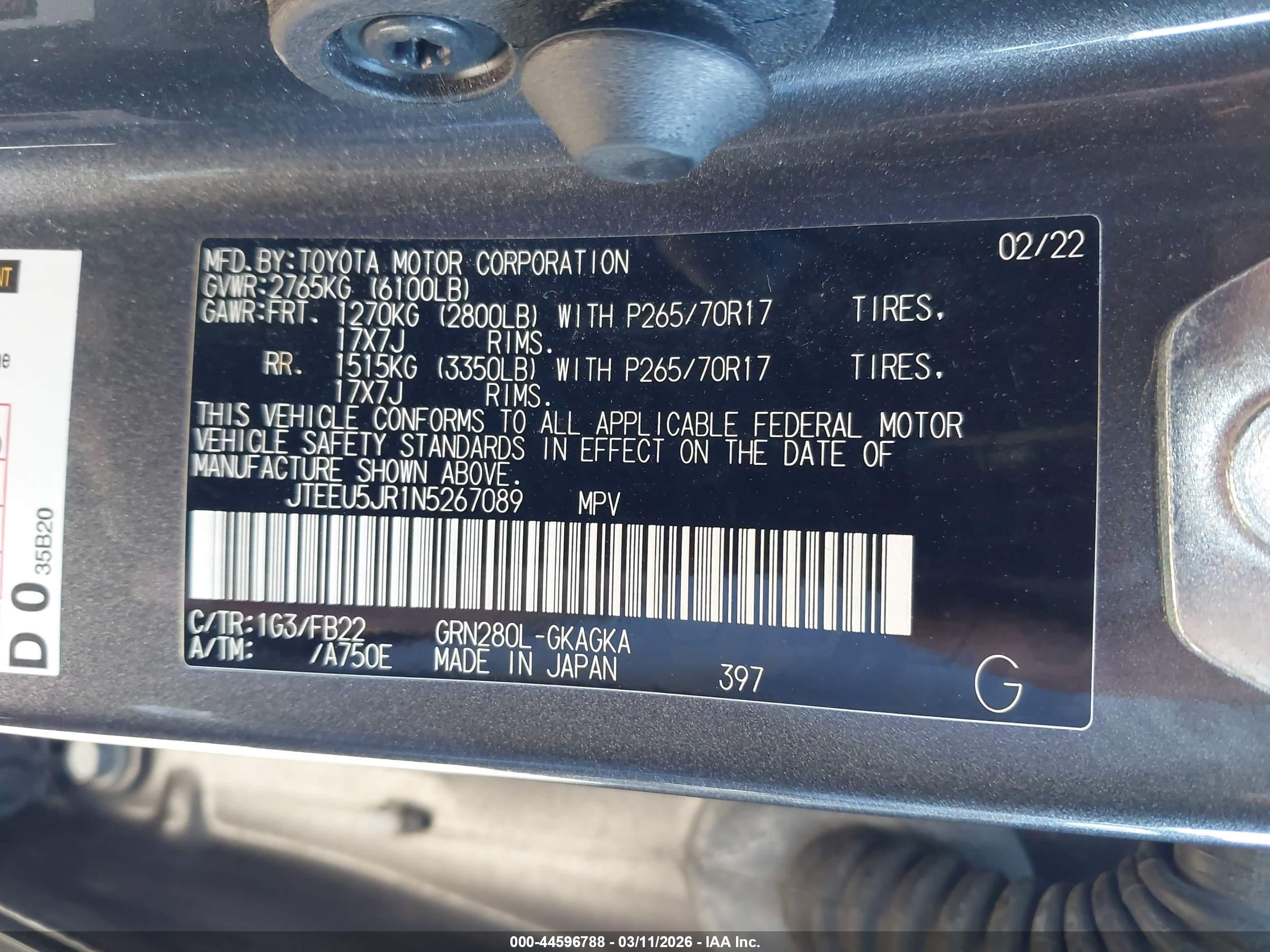 TOYOTA 4RUNNER image 9