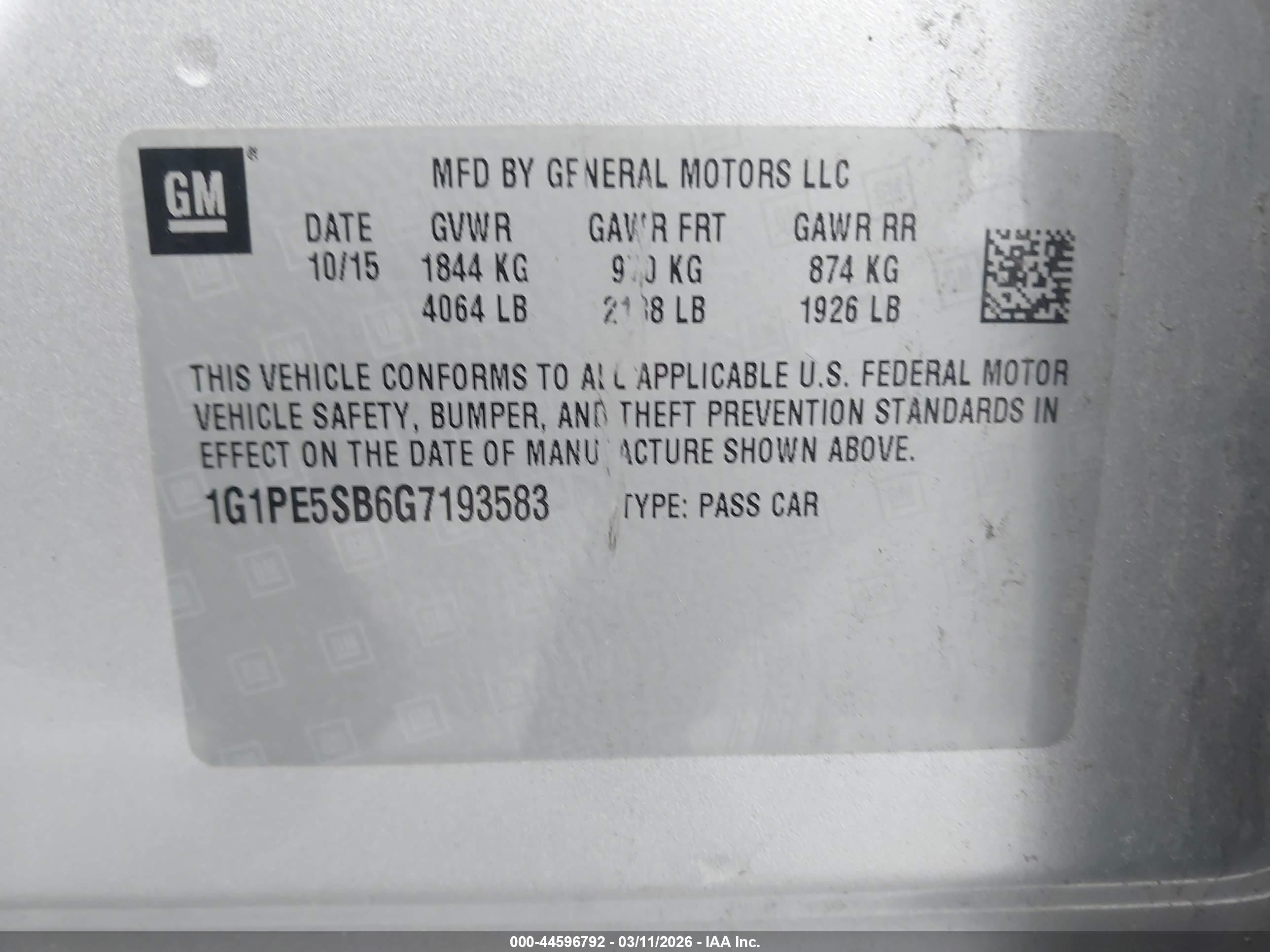 CHEVROLET CRUZE image 9