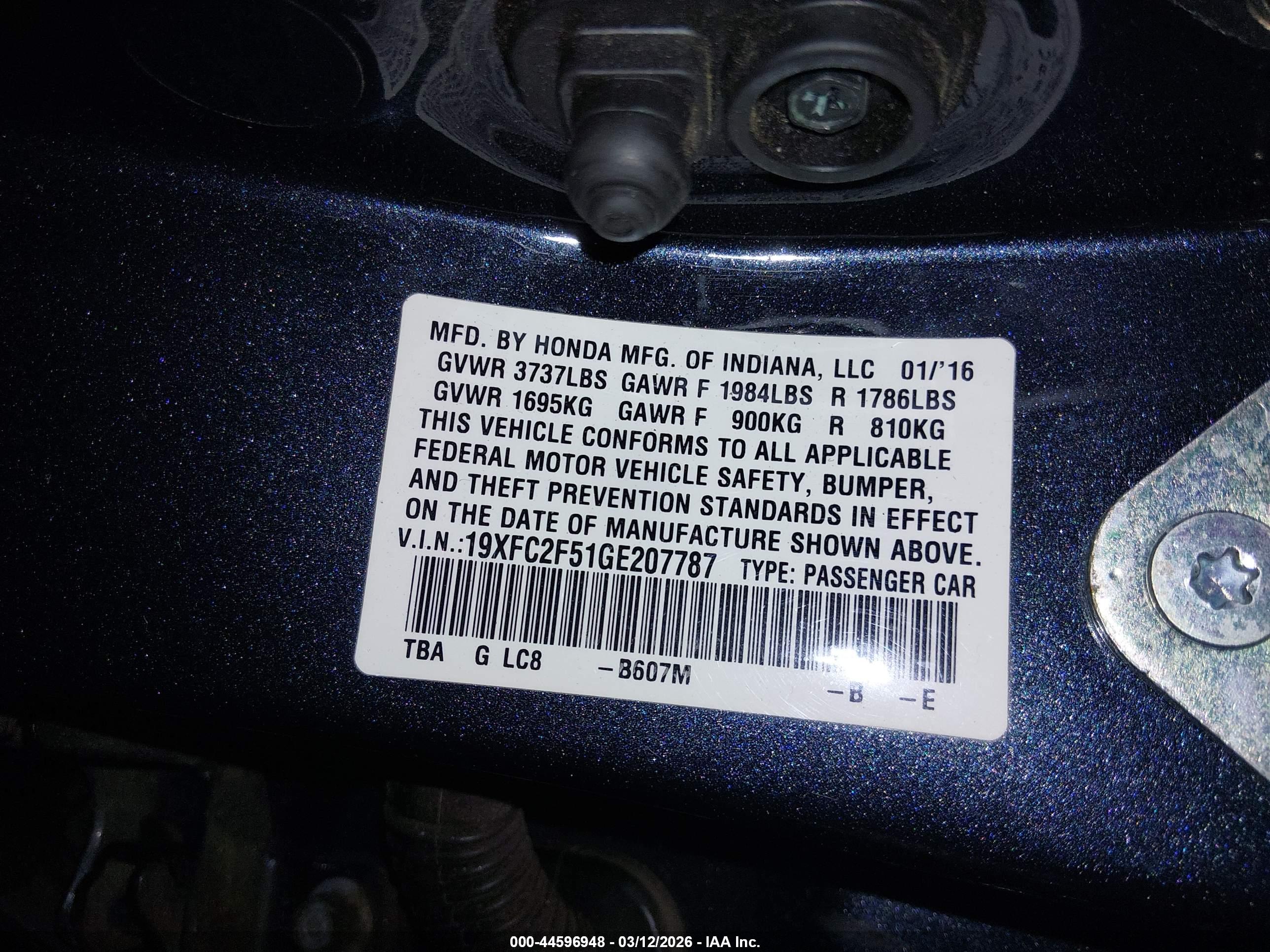 HONDA CIVIC image 9