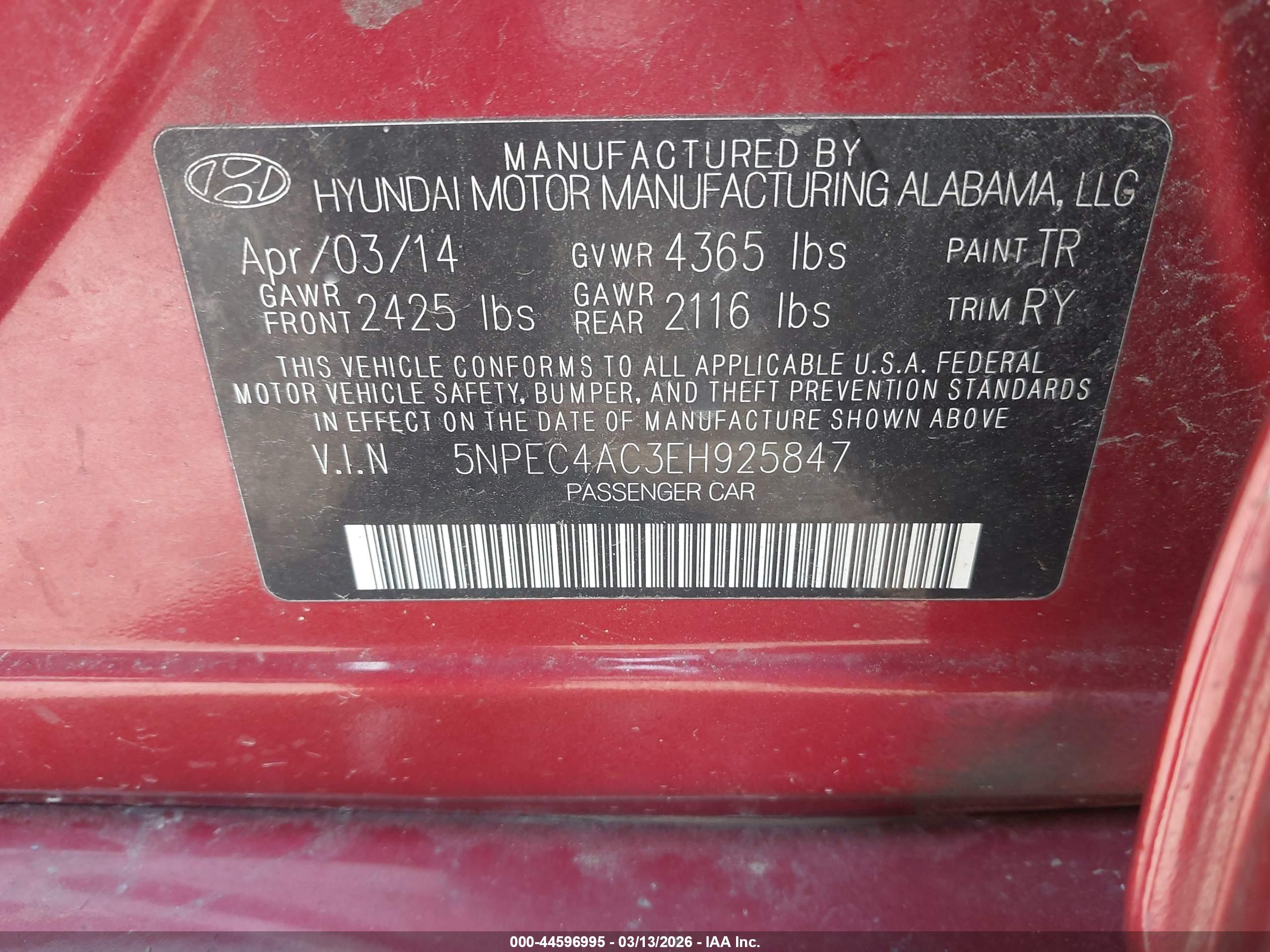 HYUNDAI SONATA image 9