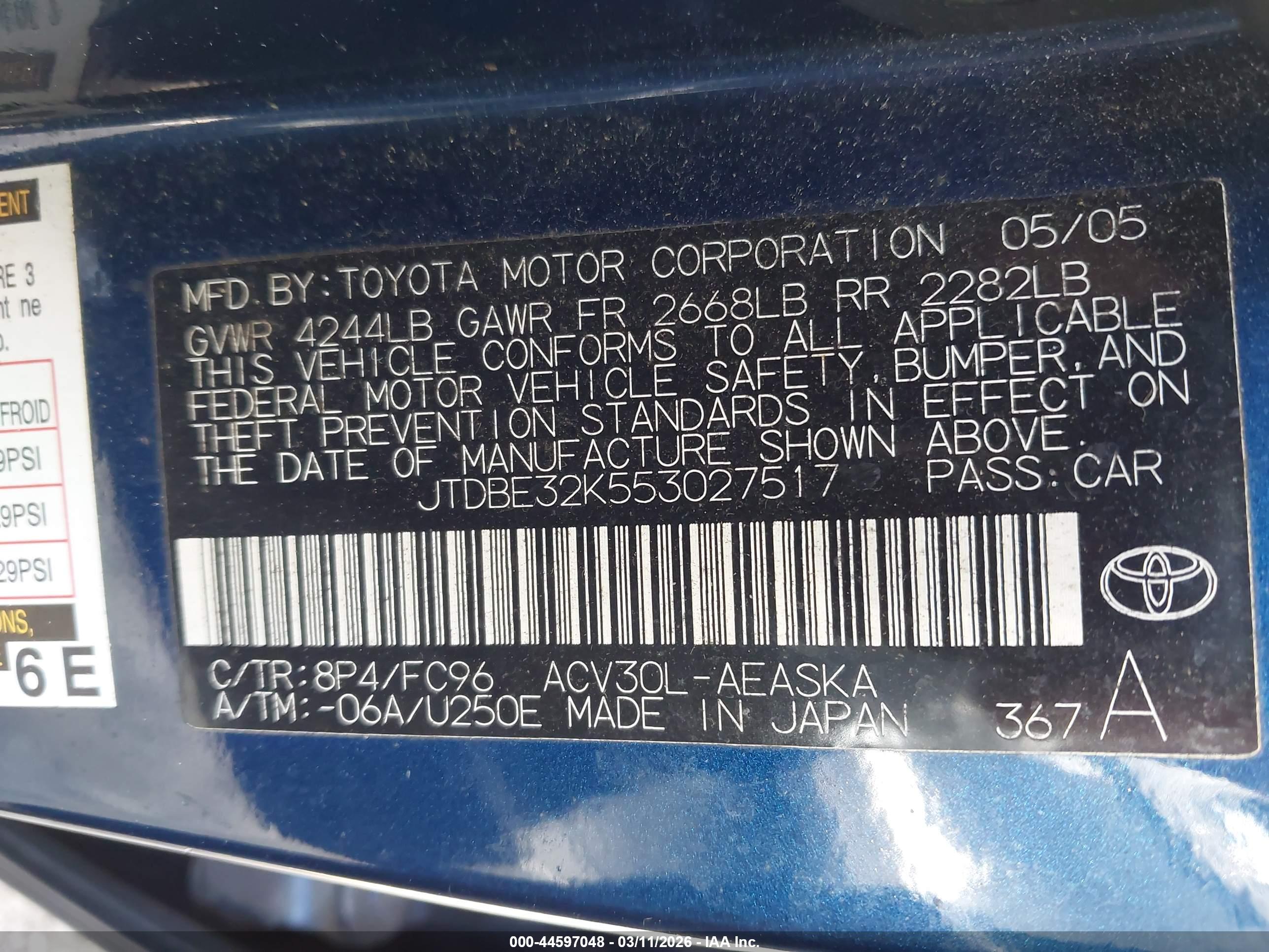 TOYOTA CAMRY image 9