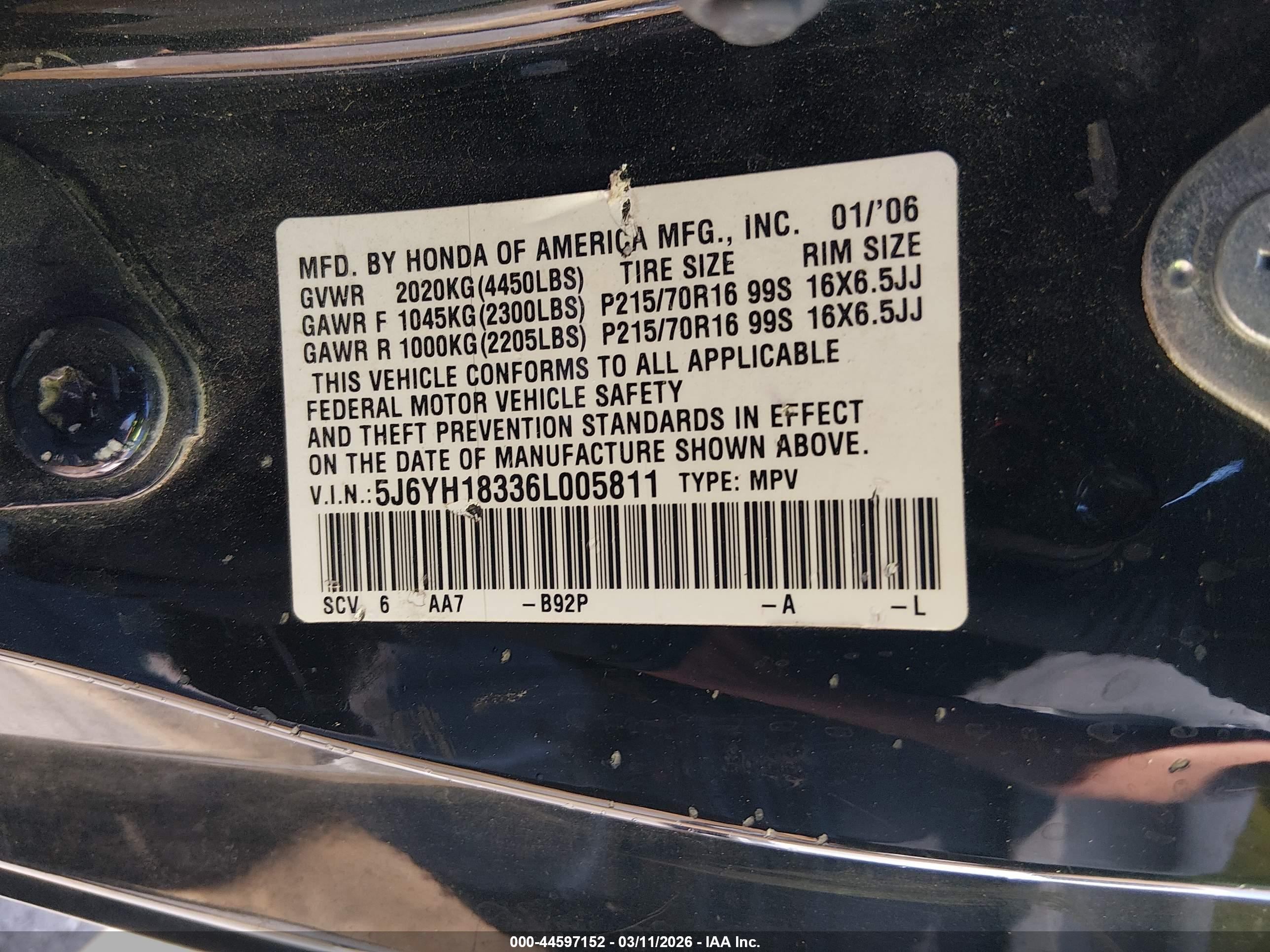 HONDA ELEMENT image 9