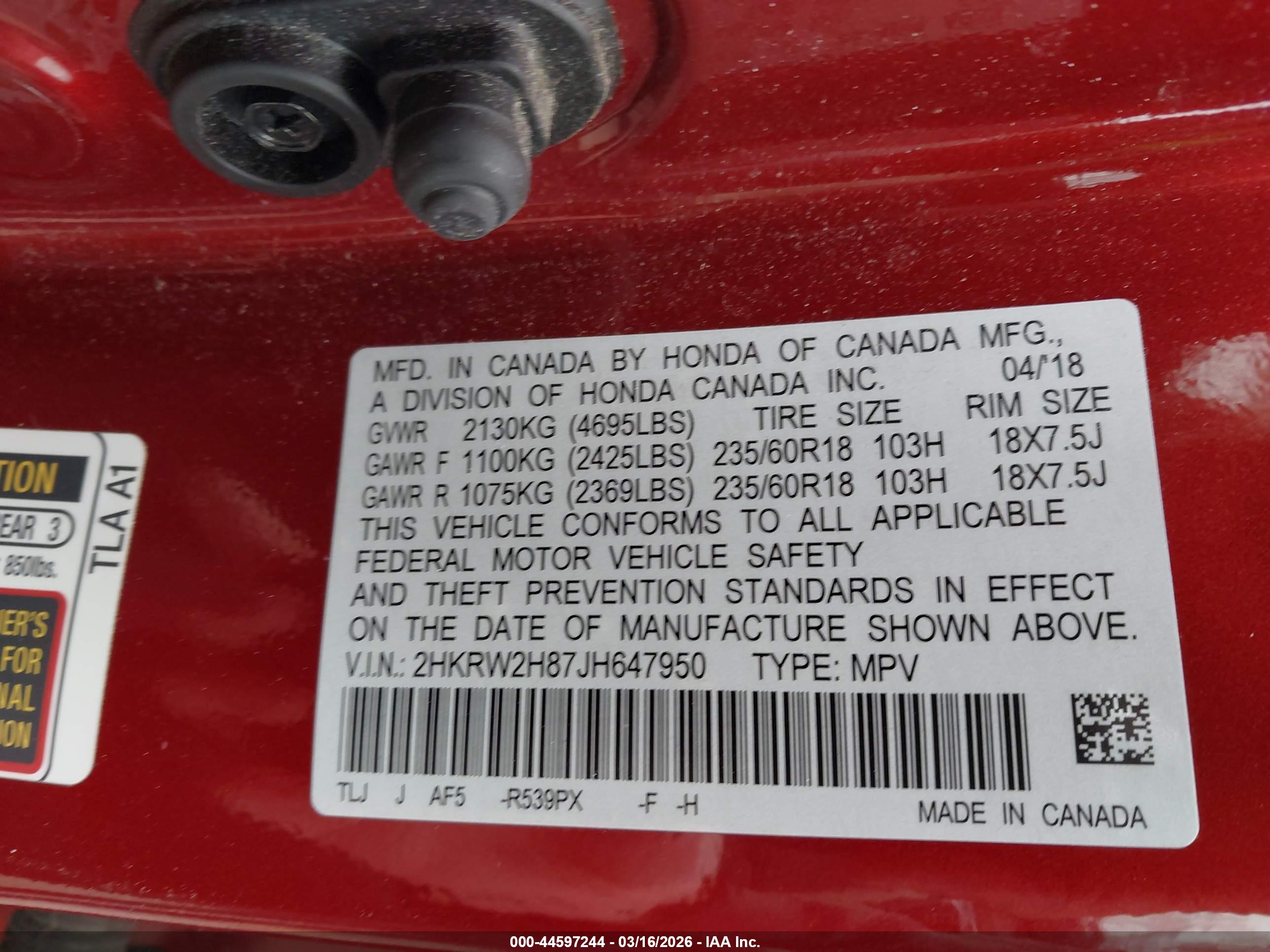 HONDA CR-V image 9