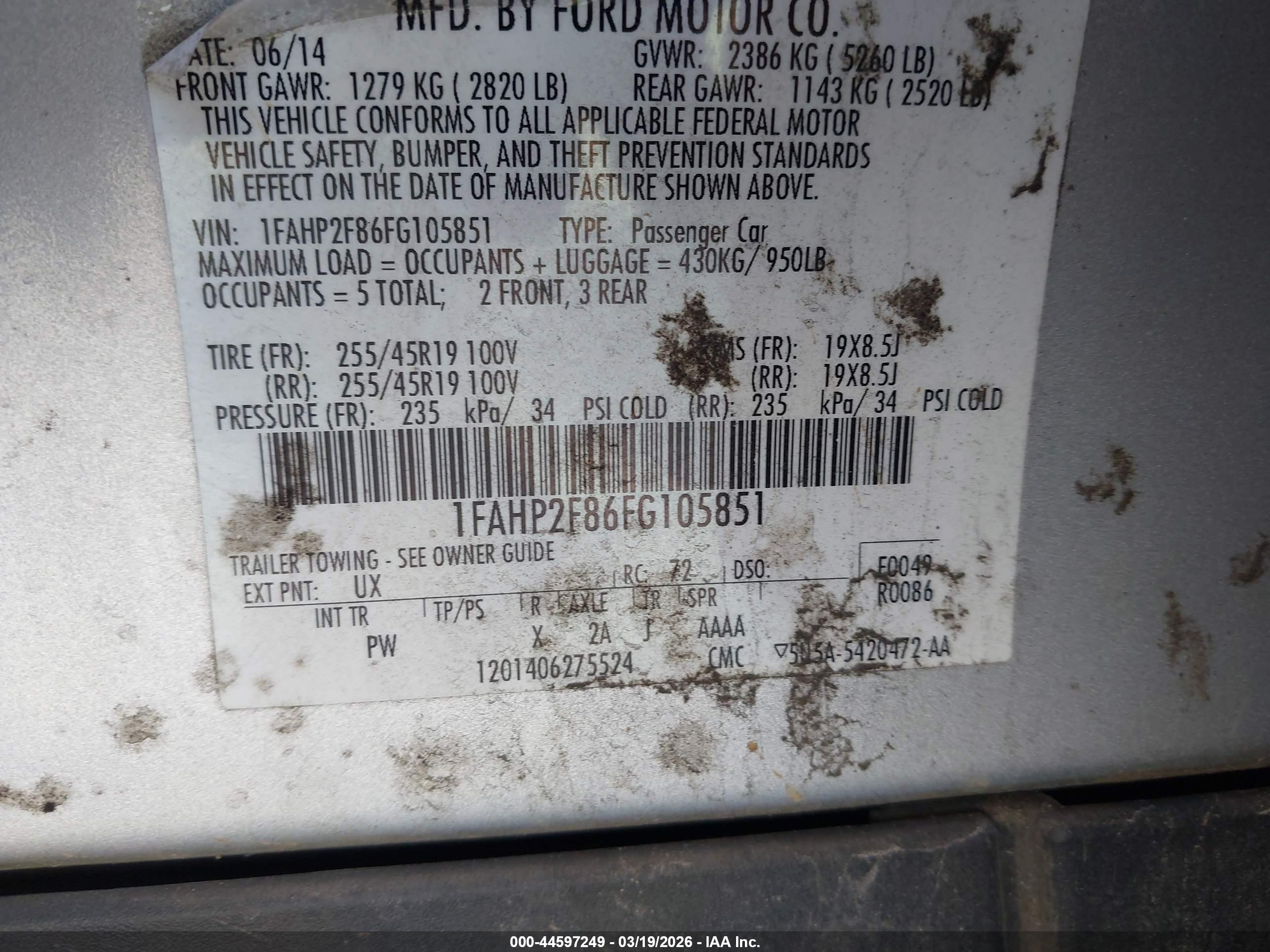 FORD TAURUS image 9