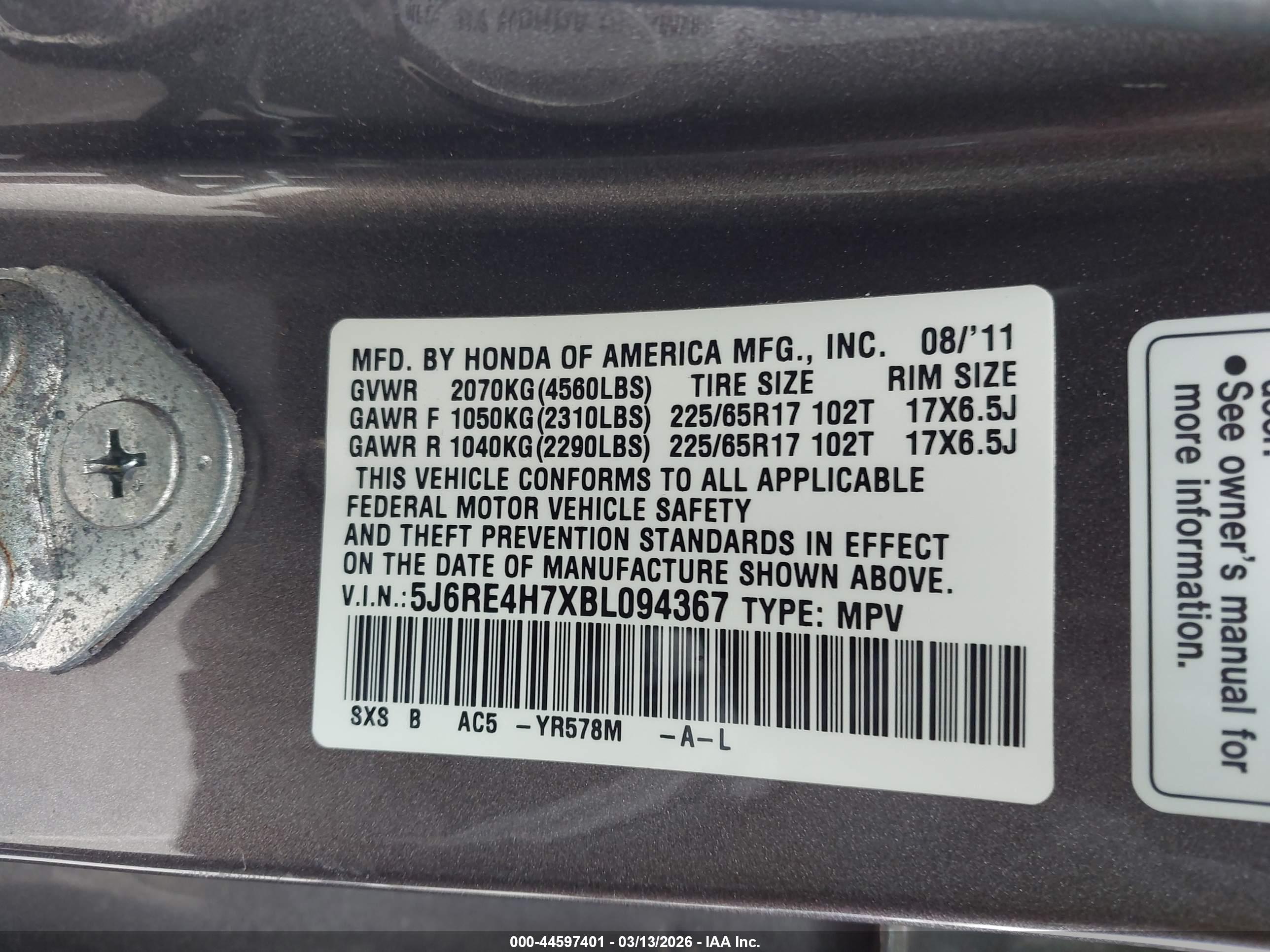 HONDA CR-V image 9