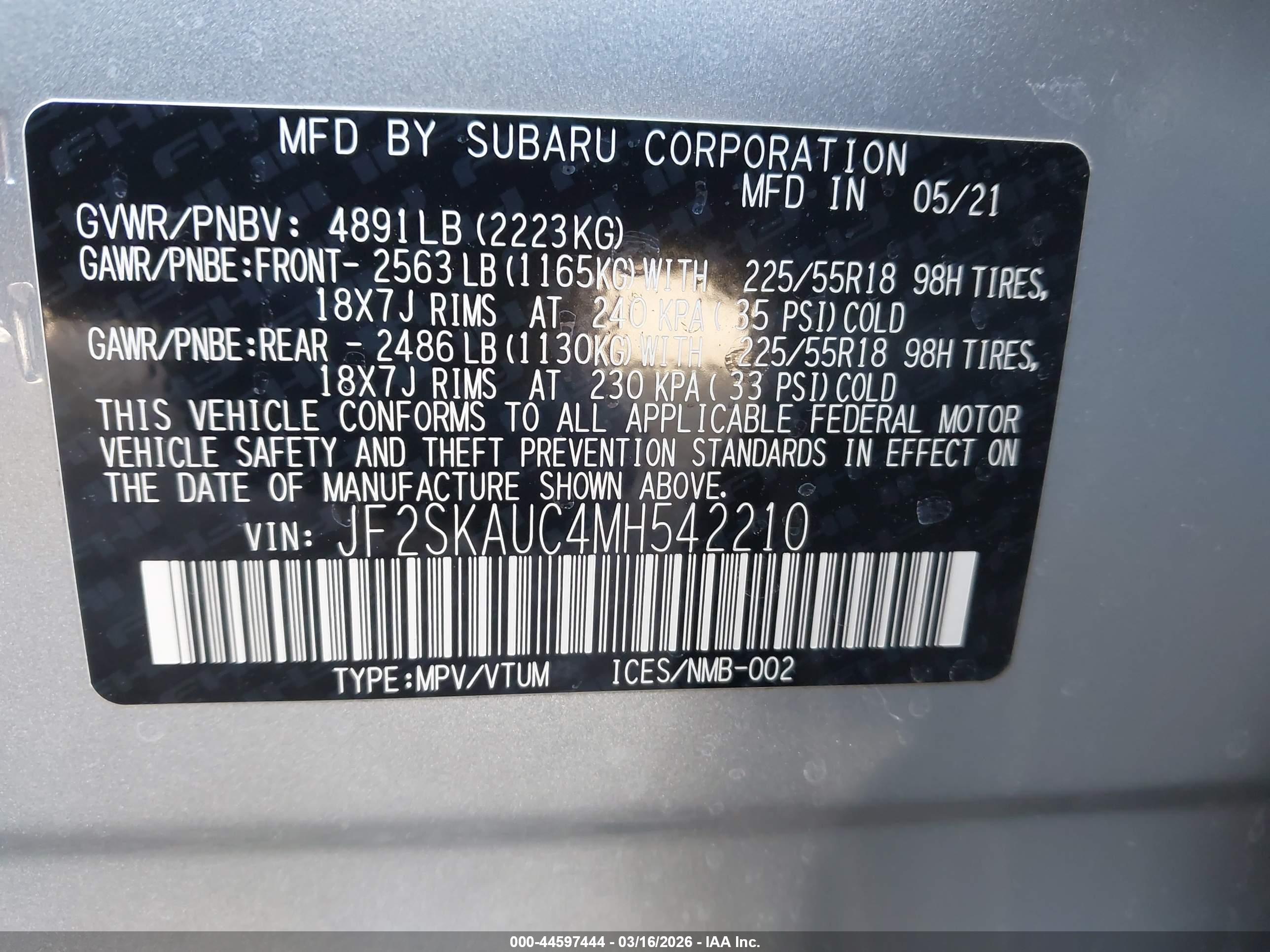 SUBARU FORESTER image 9
