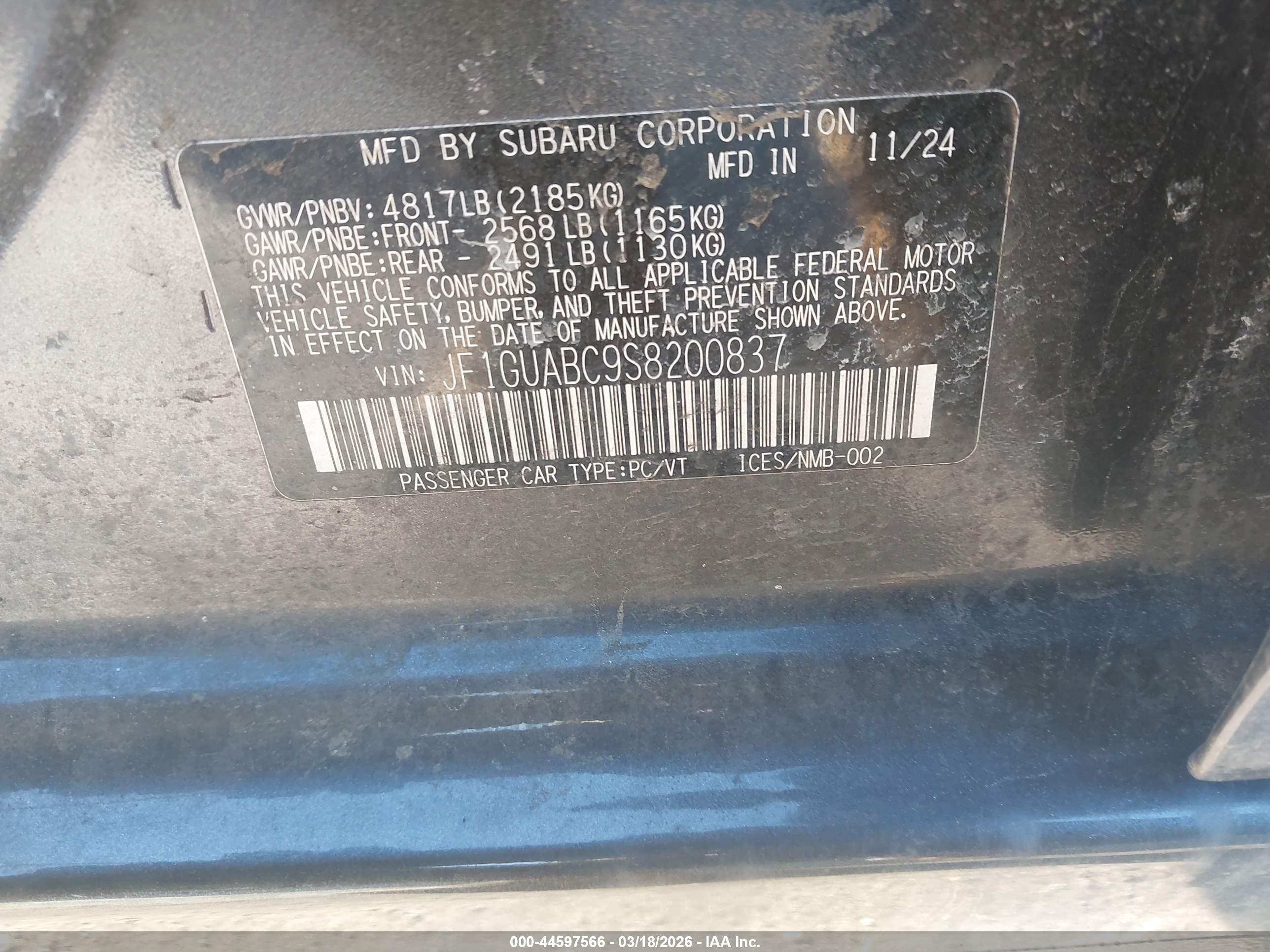 SUBARU IMPREZA image 9