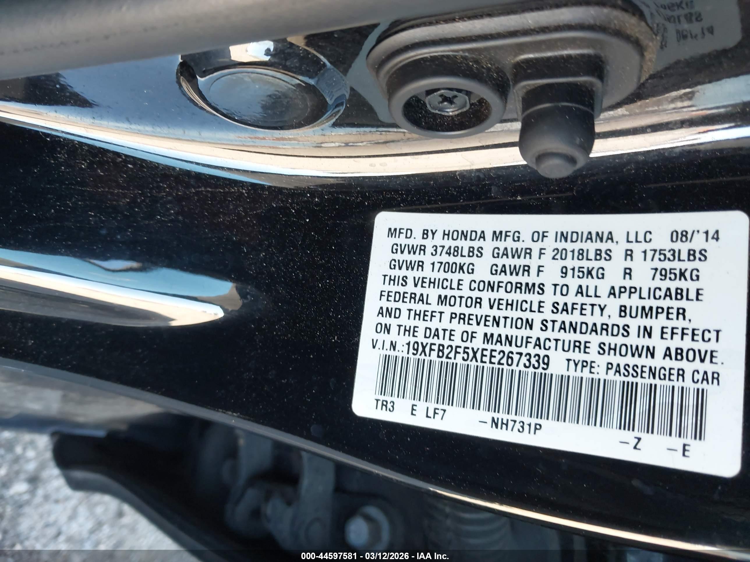 HONDA CIVIC image 9