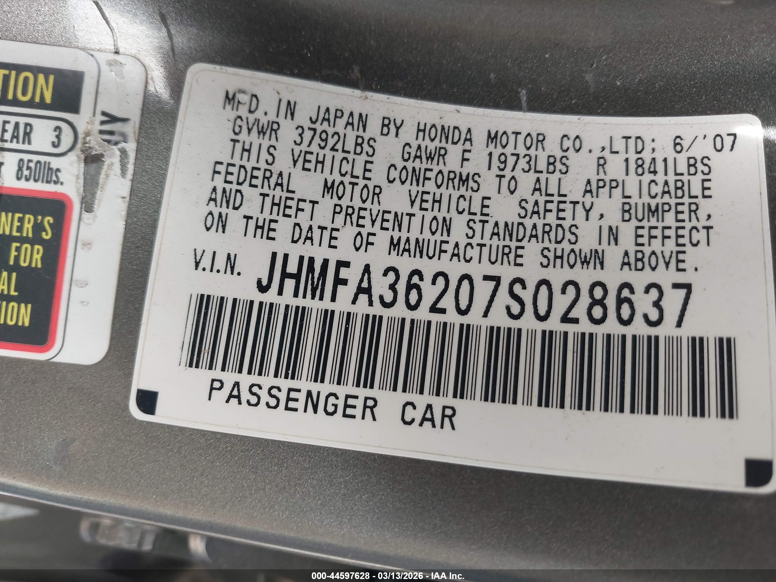 HONDA CIVIC image 9