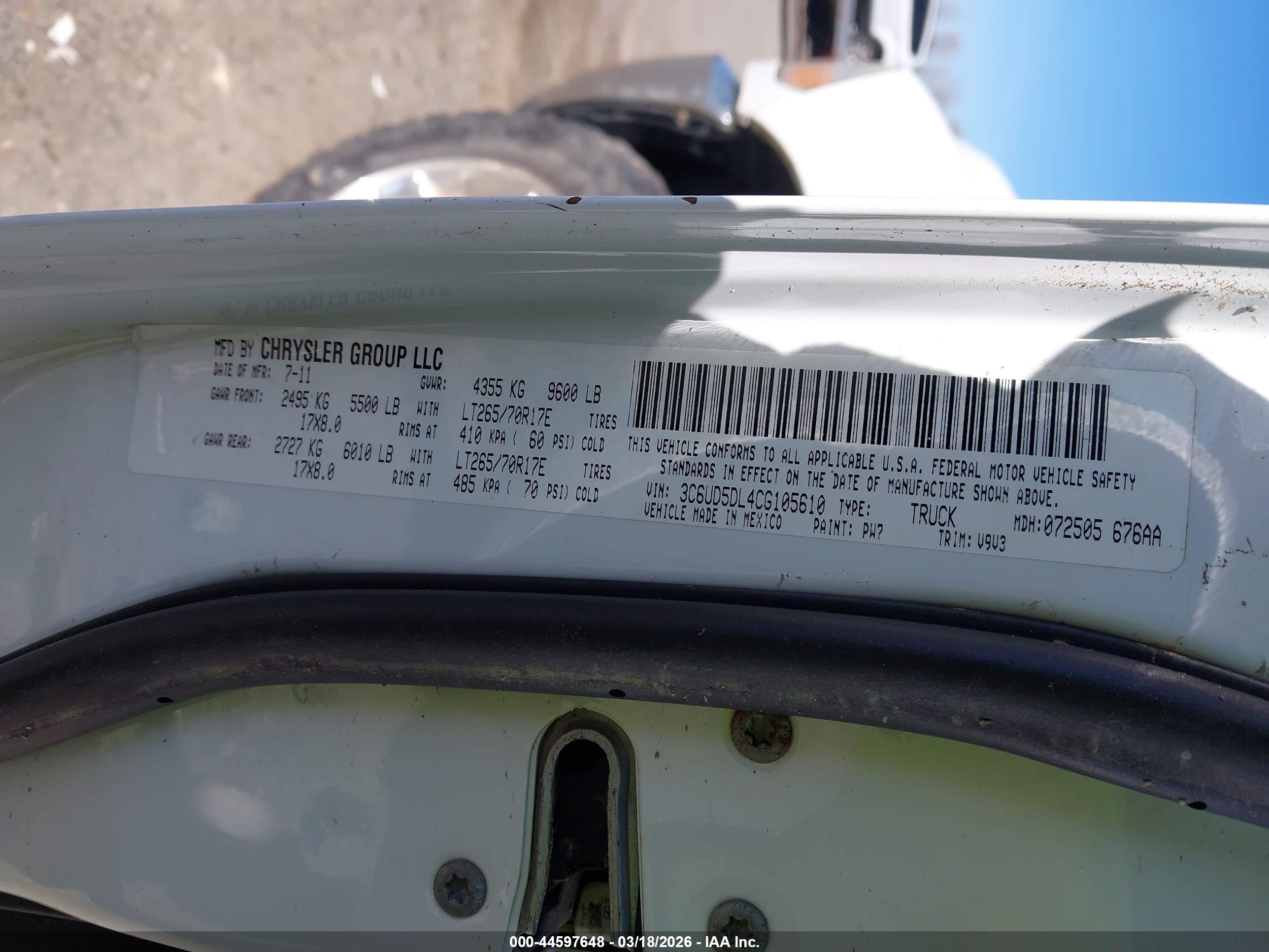 RAM 2500 image 9