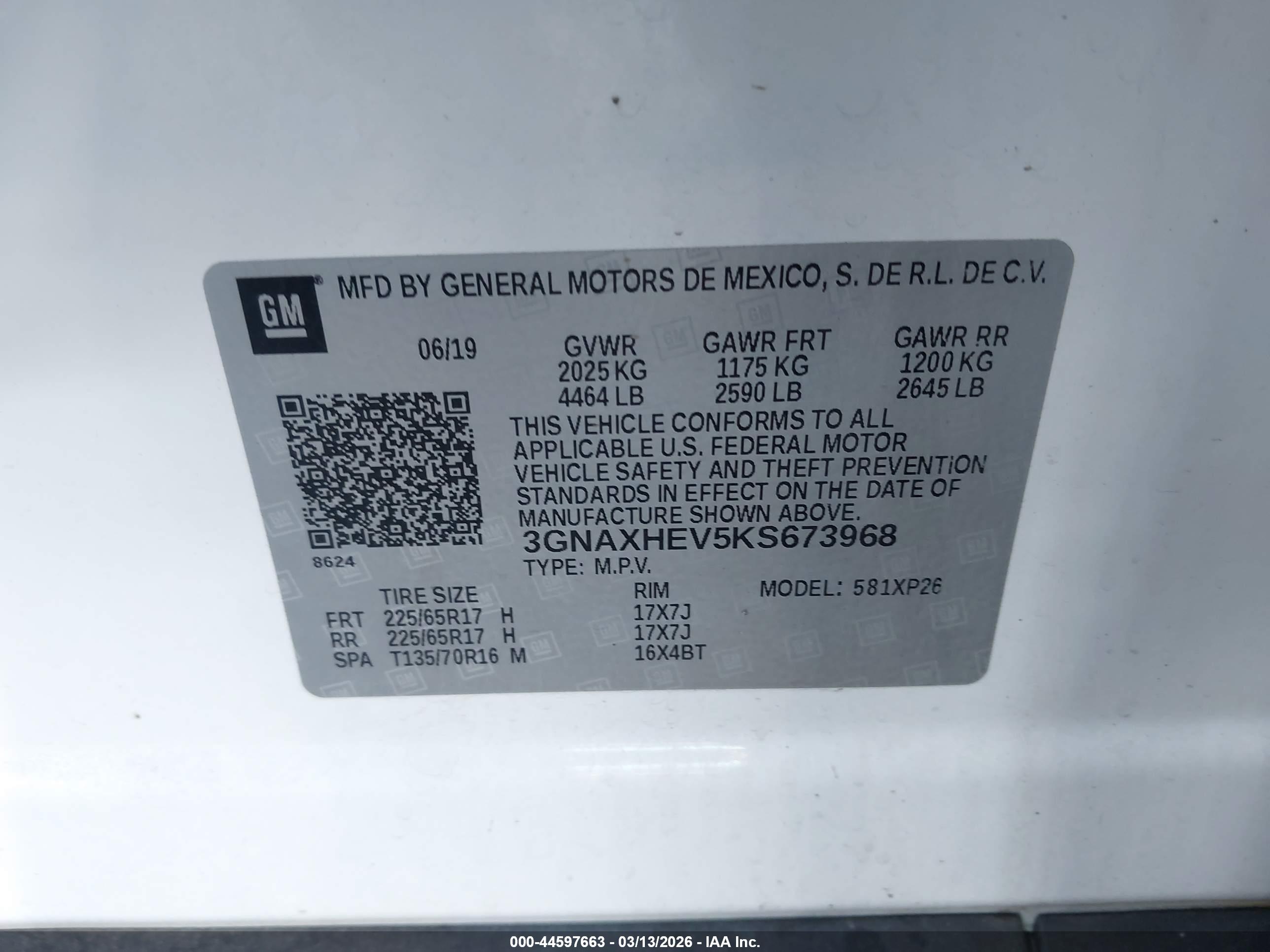 CHEVROLET EQUINOX image 9