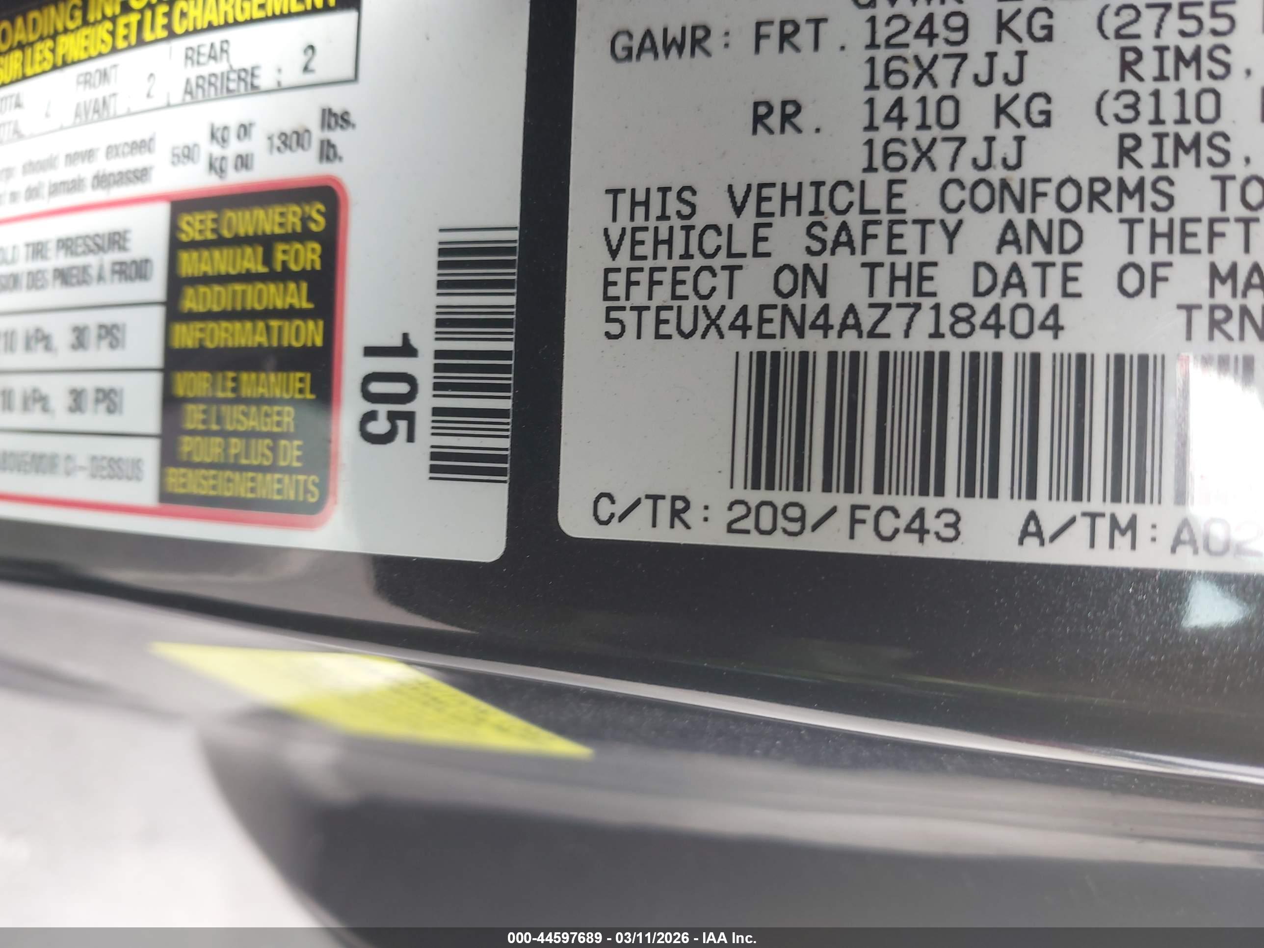 TOYOTA TACOMA image 9